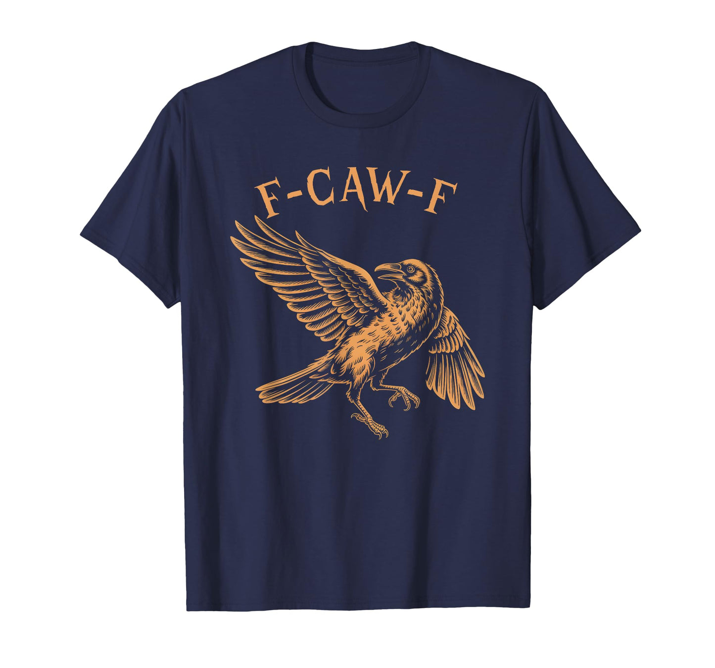 F-Caw-F Black Crow Gothic Raven T-Shirt