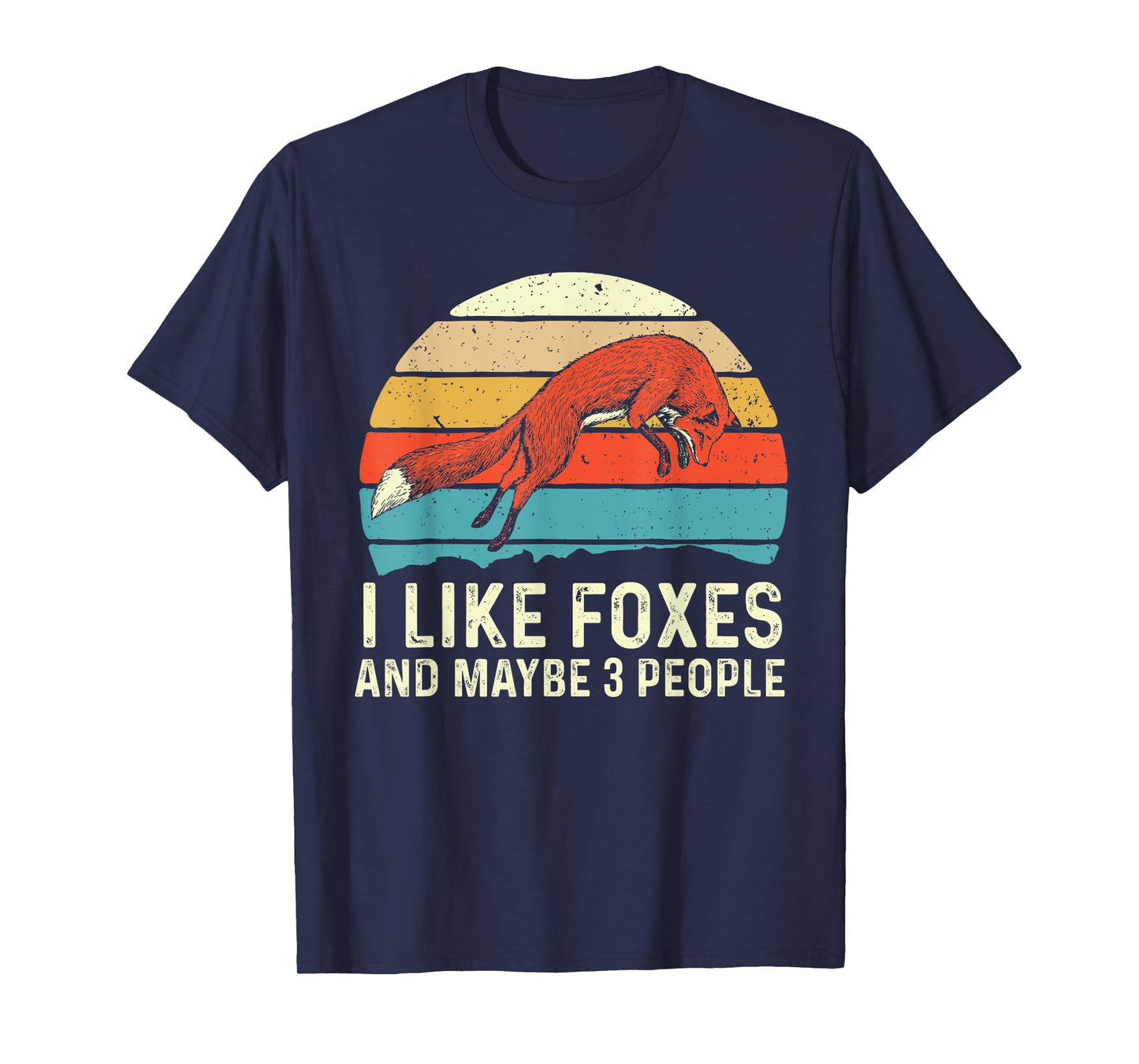 I Like Foxes - Zookeeper Fox Lover Hiker Camper T-Shirt
