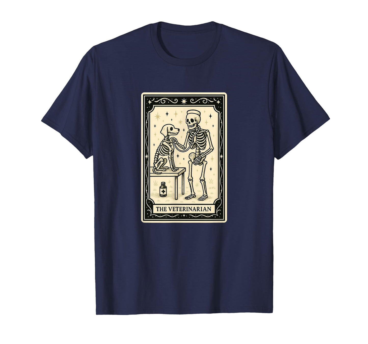Veterinarian Tarot Card - Halloween Spooky Gothic Witchy Vet T-Shirt
