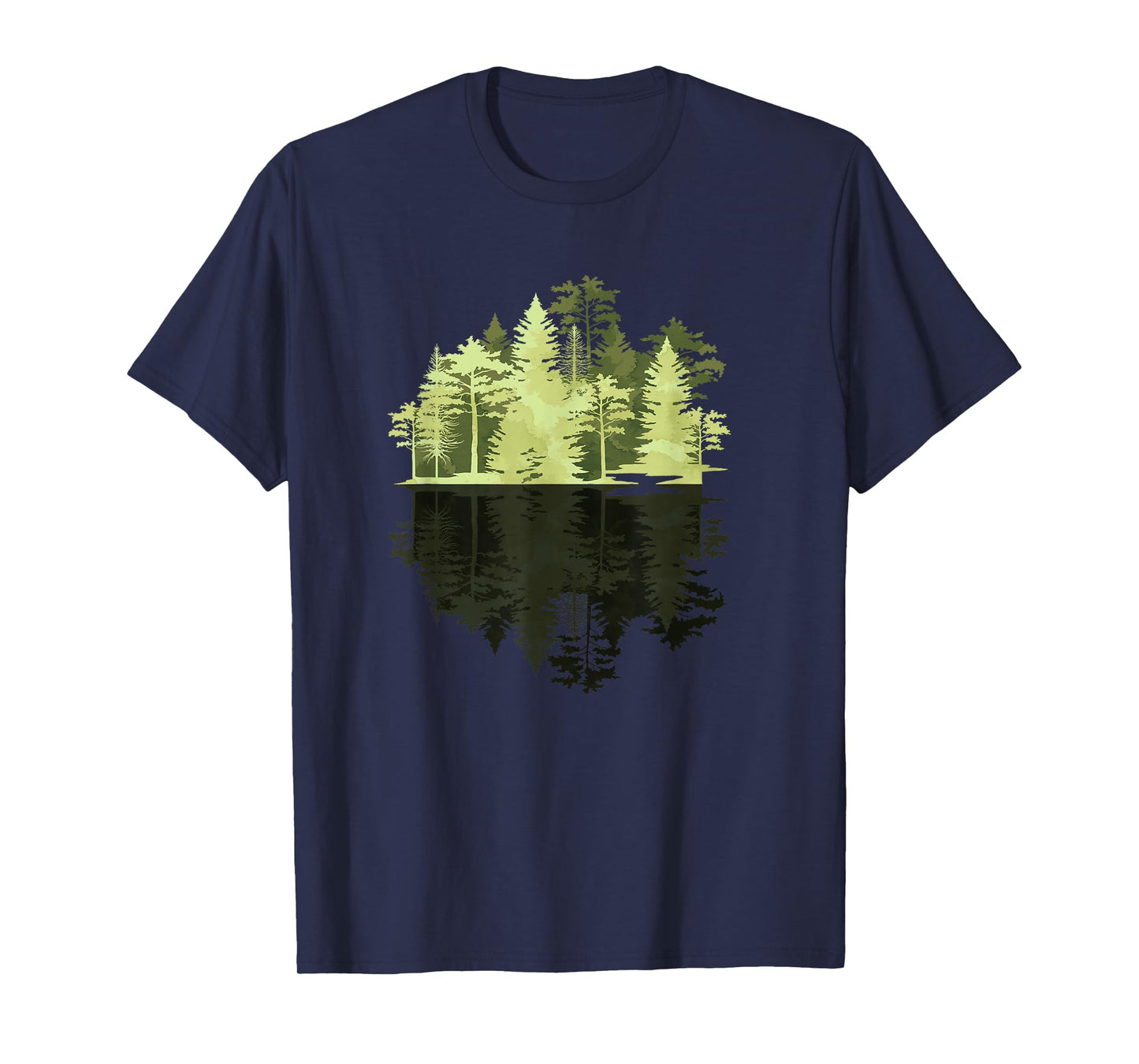 Outdoors Wildlife Trees Nature Reflection Forest T-Shirt