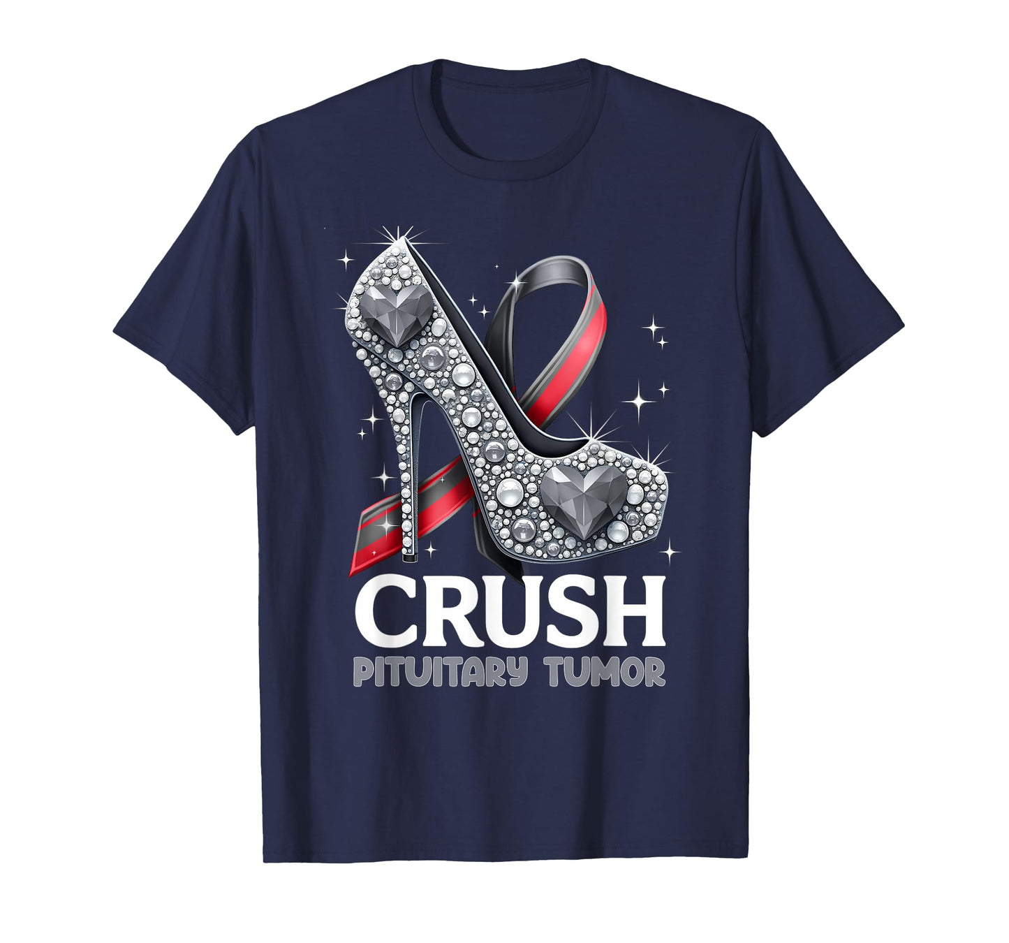 Girl Women Crush Gland Pituitary Tumor Awareness T-Shirt