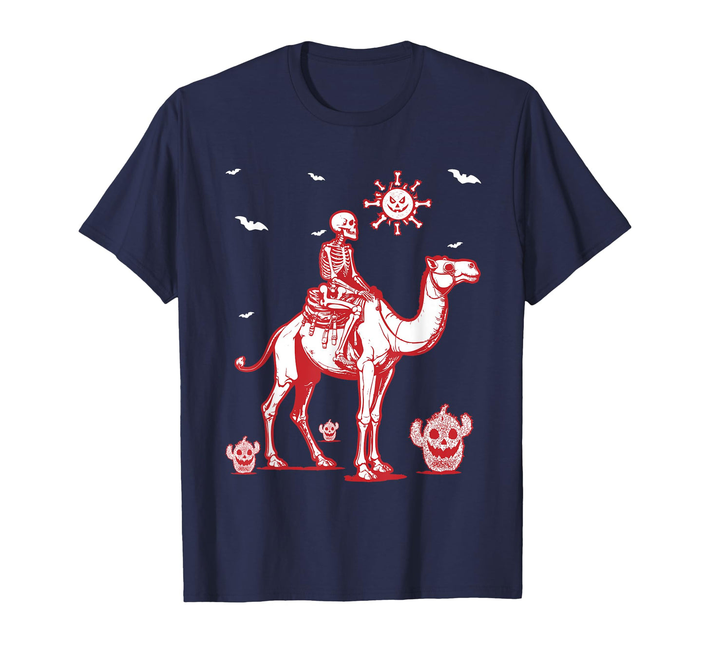 Skeleton Camel Halloween Happiness Have Fun T-Shirt