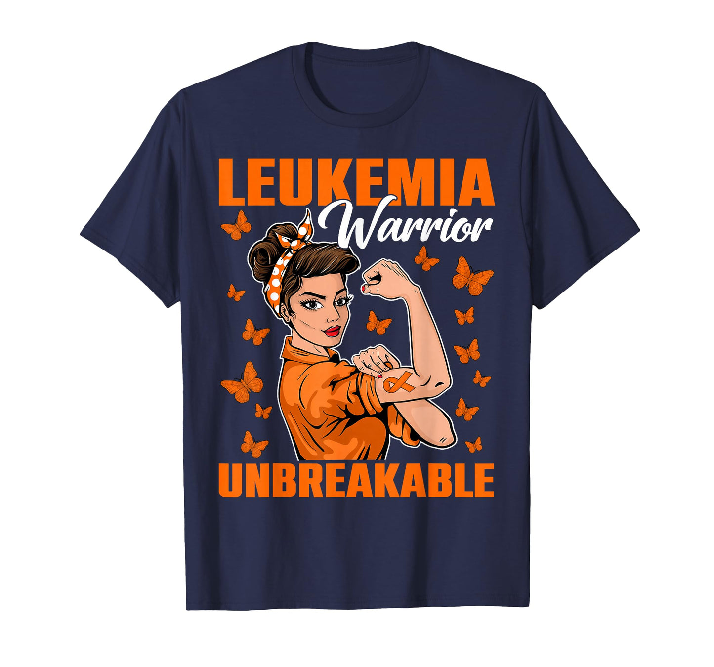 Leukemia Awareness Month Warrior Unbreakable Women Girls T-Shirt