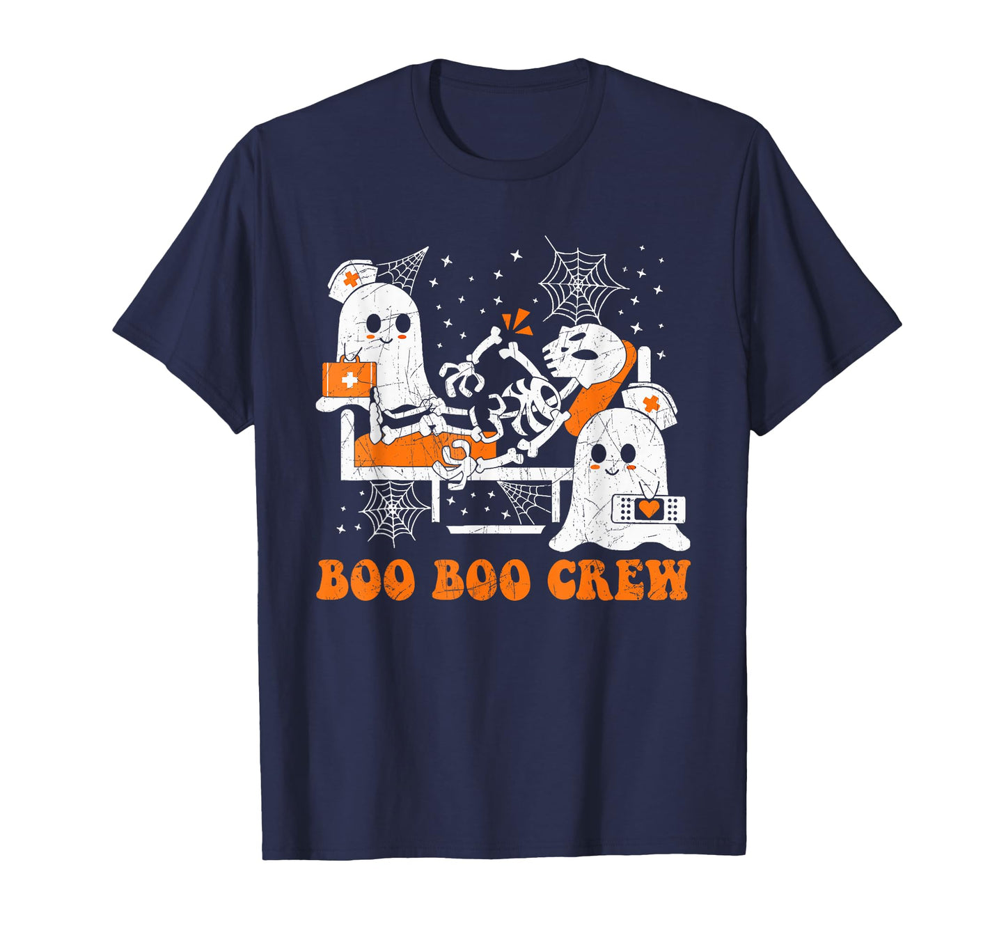 Boo Boo Crew Ghost Nurses Halloween T-Shirt
