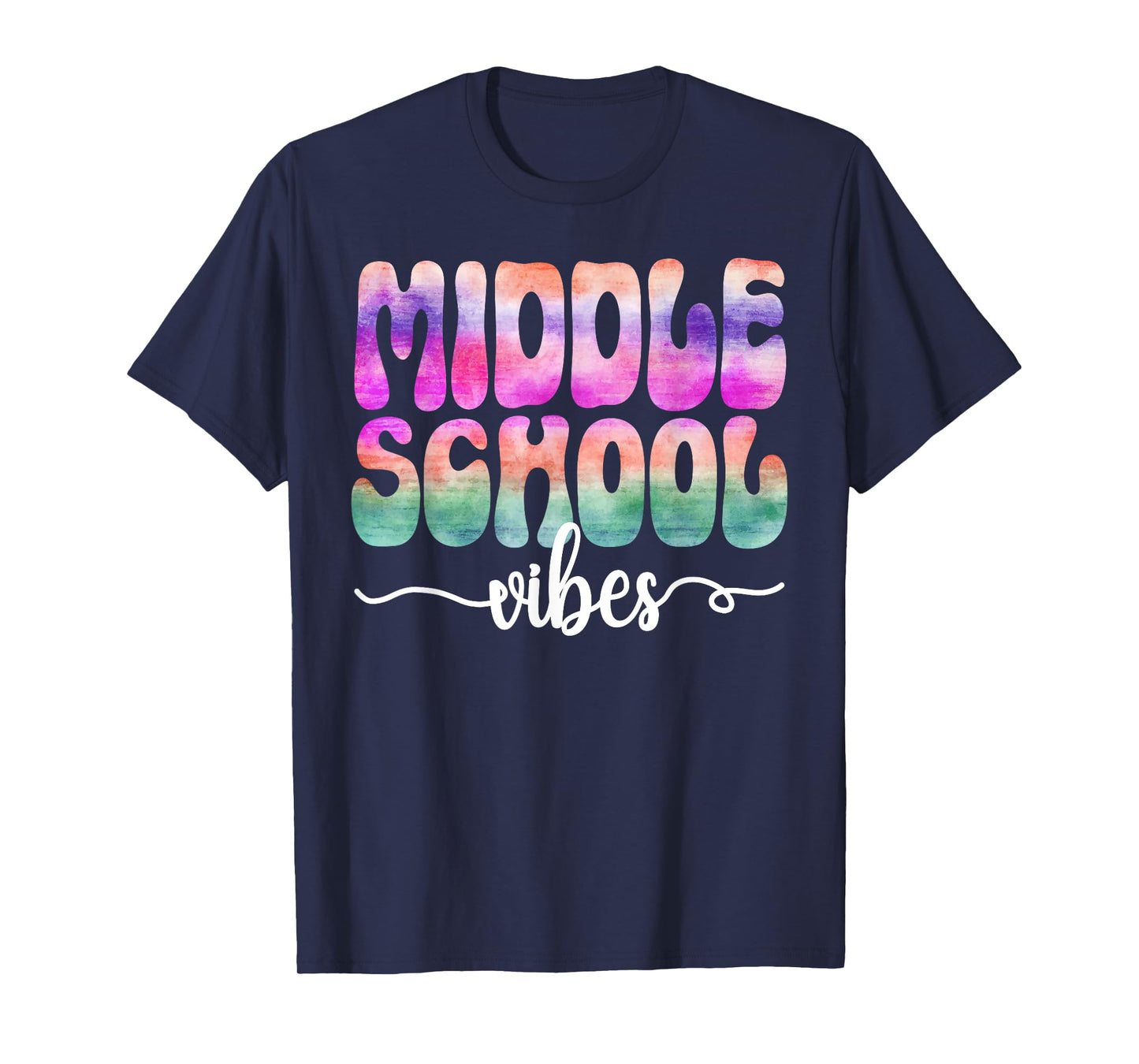 Hello Middle School Vibes Back To School Middle School Squad T-Shirt