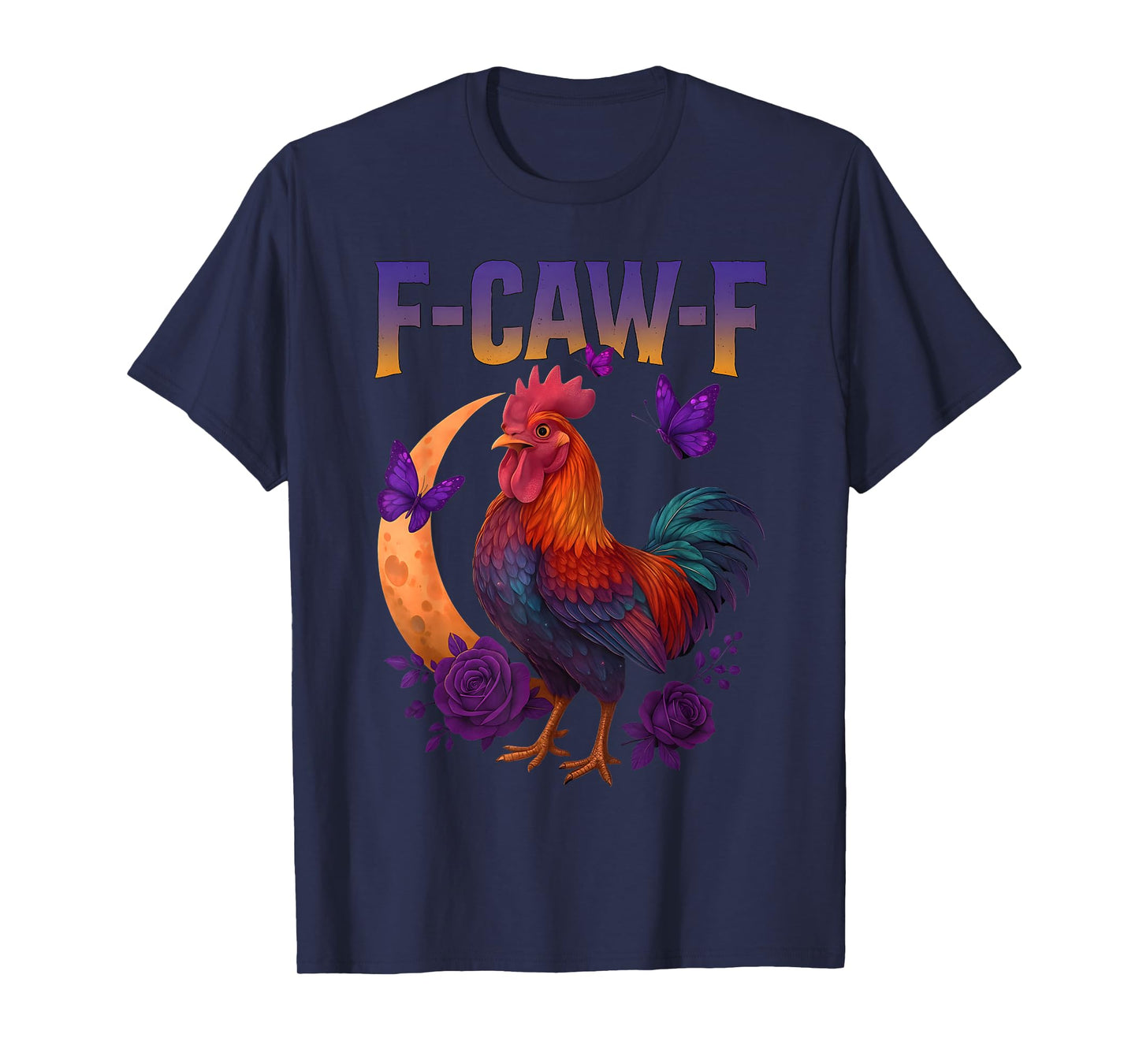 F-Caw-F Funny Chicken Humor Rooster F-Caw-F Meme Halloween T-Shirt