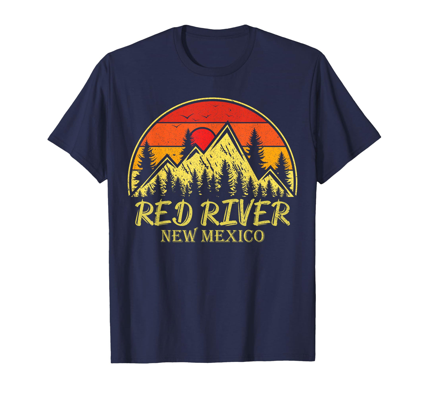 Vintage Red River New Mexico NM Mountains Hiking Souvenir T-Shirt