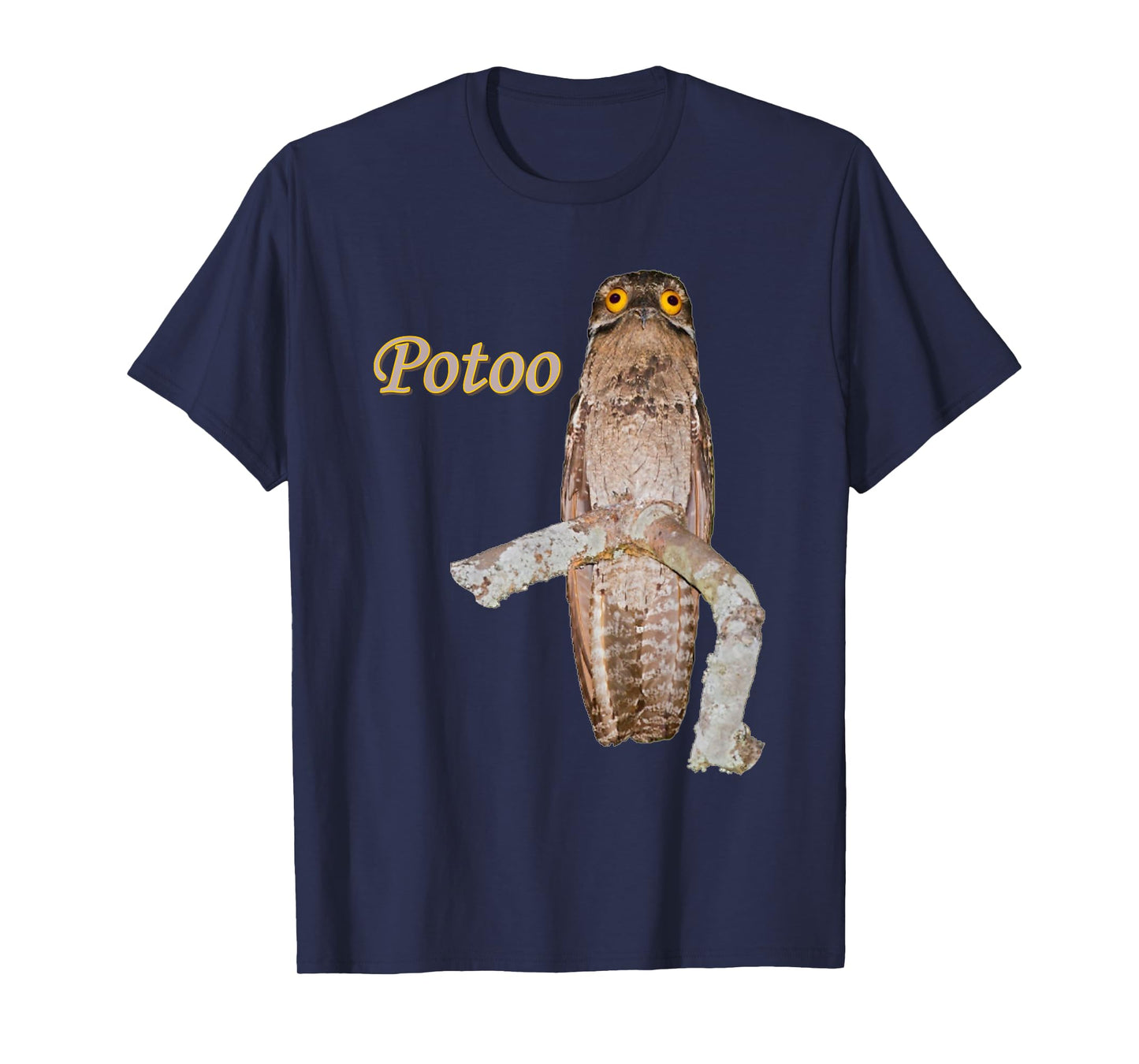 Potoo Bird Photo Funny Eyes T-Shirt