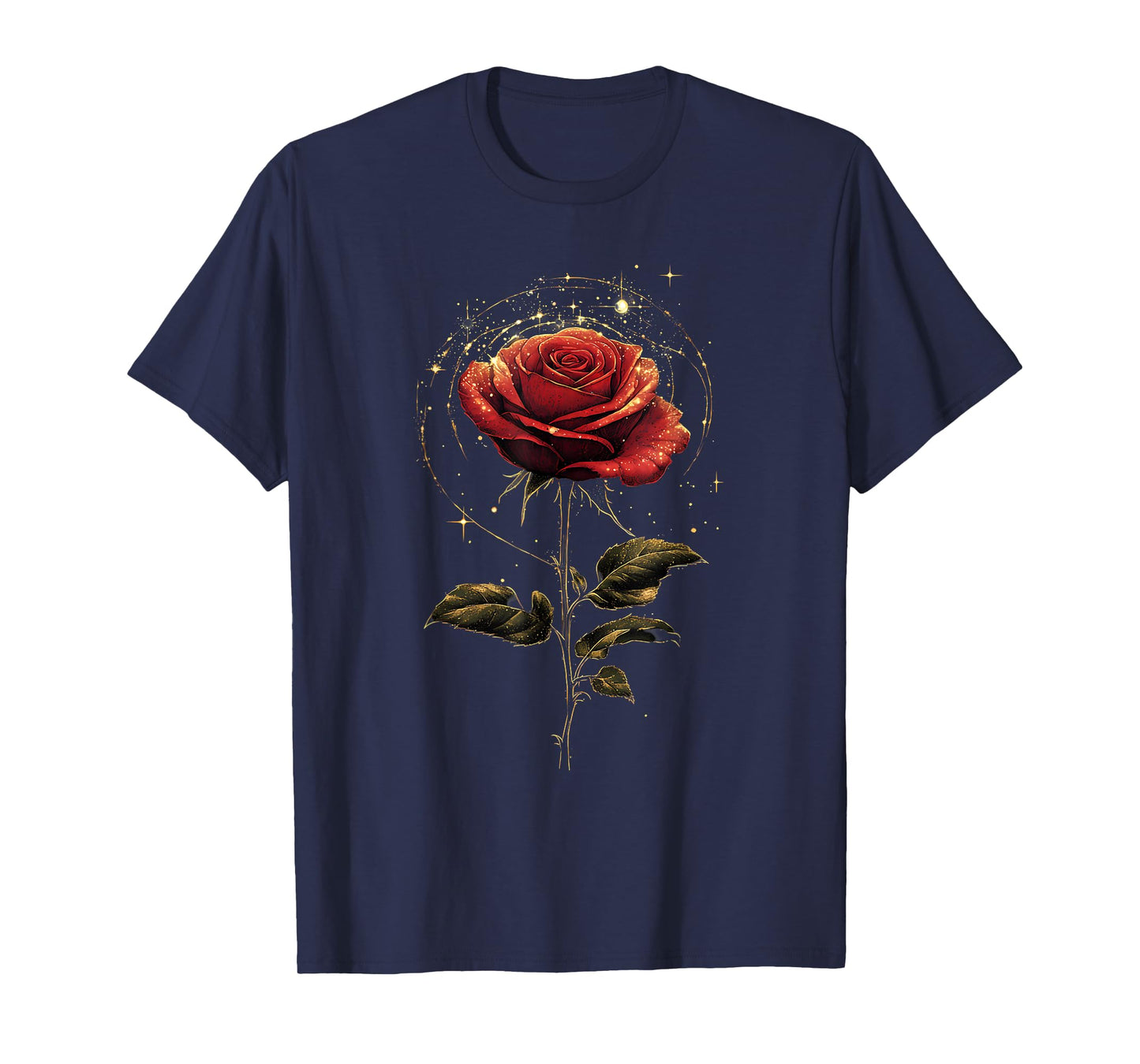 Red Rose Flower Botanist Garden Flower Red Rose T-Shirt