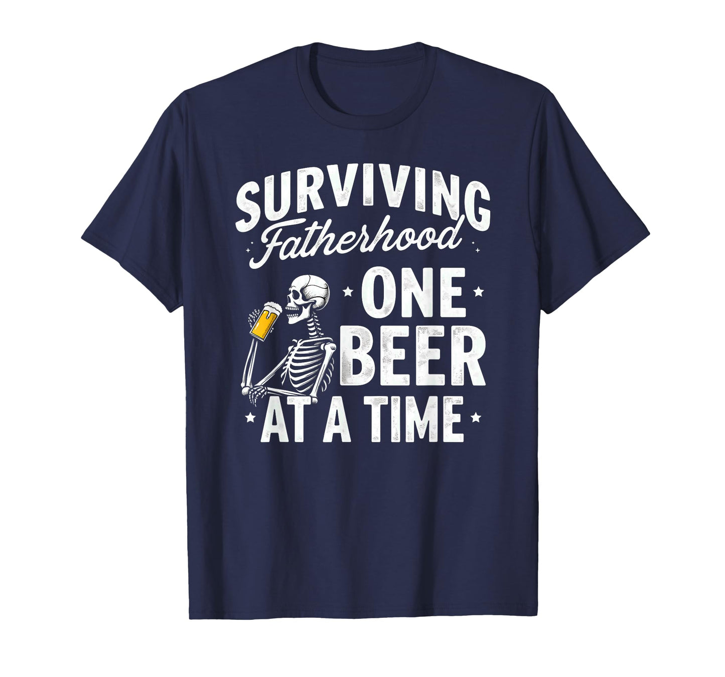 Dad Joke Surviving Fatherhood One Beer at A Time T-Shirt
