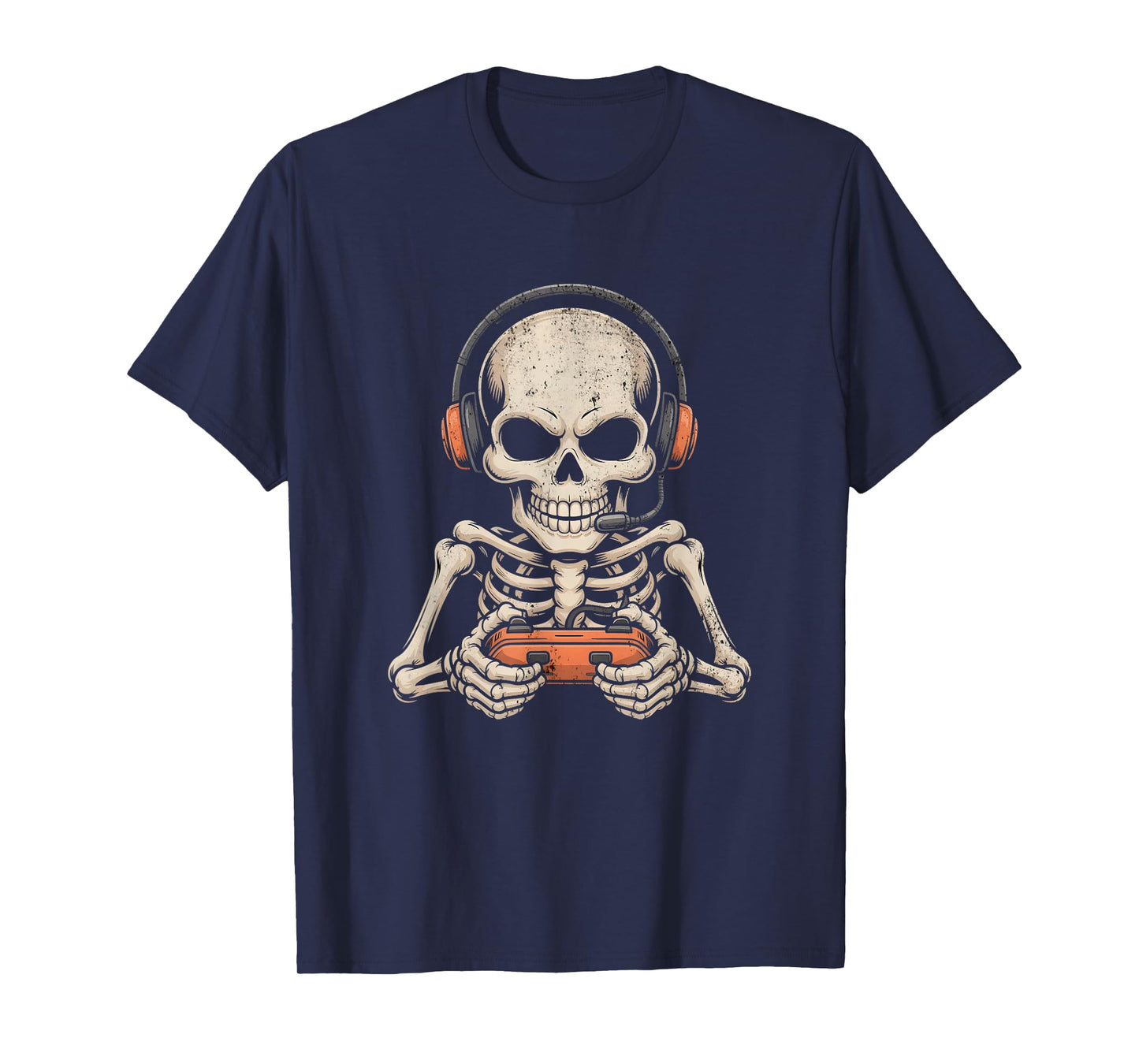 Halloween Gamer Controller Skeleton Gaming T-Shirt