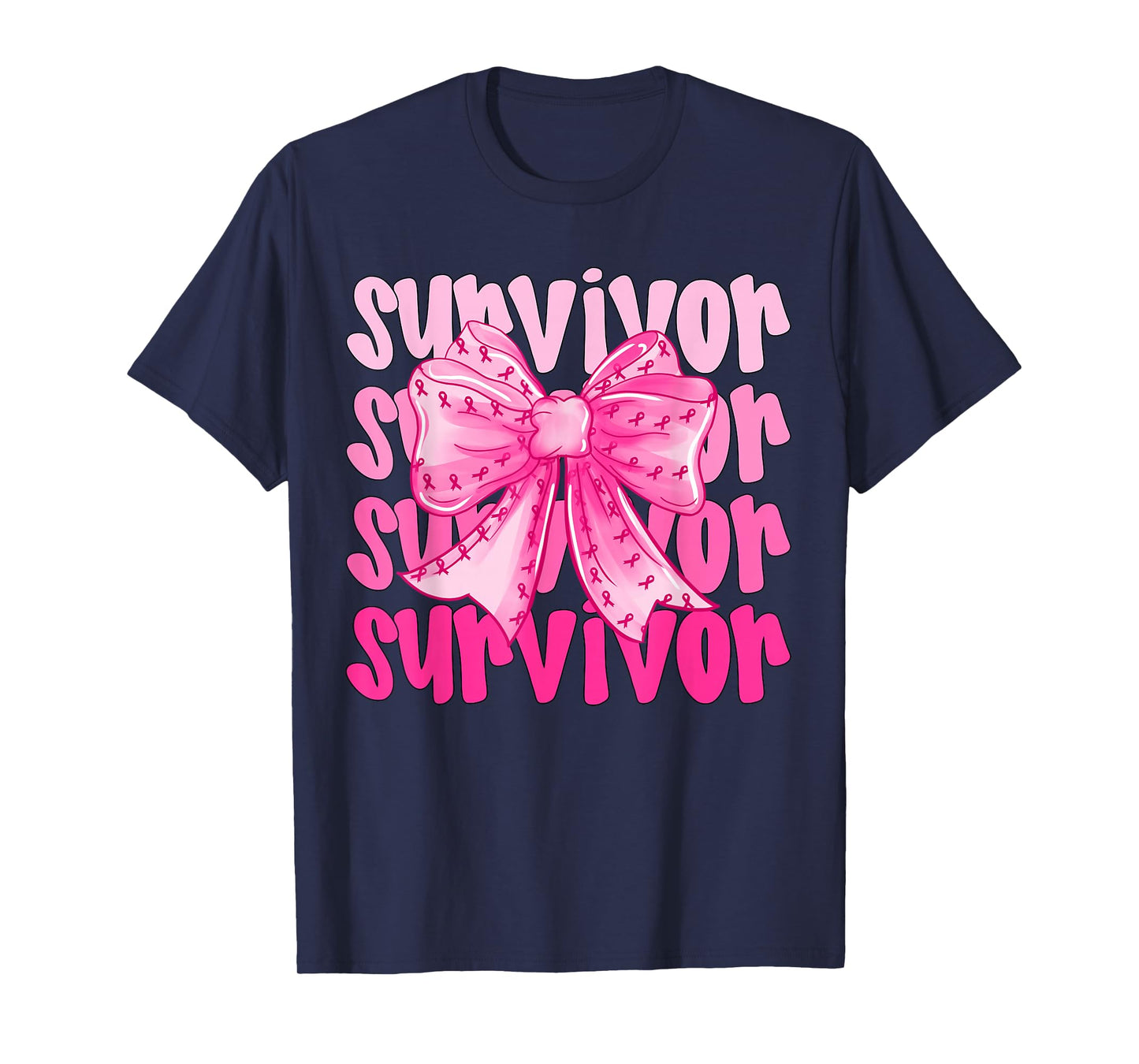 Breast Cancer Survivor I Won Pink Ribbon Awareness Women T-Shirt