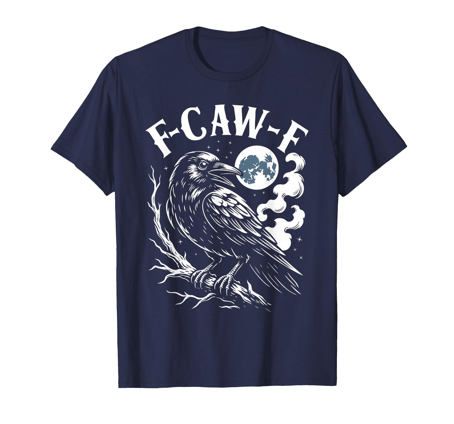 Funny Black Crow F-Caw-F Black Bird T-Shirt