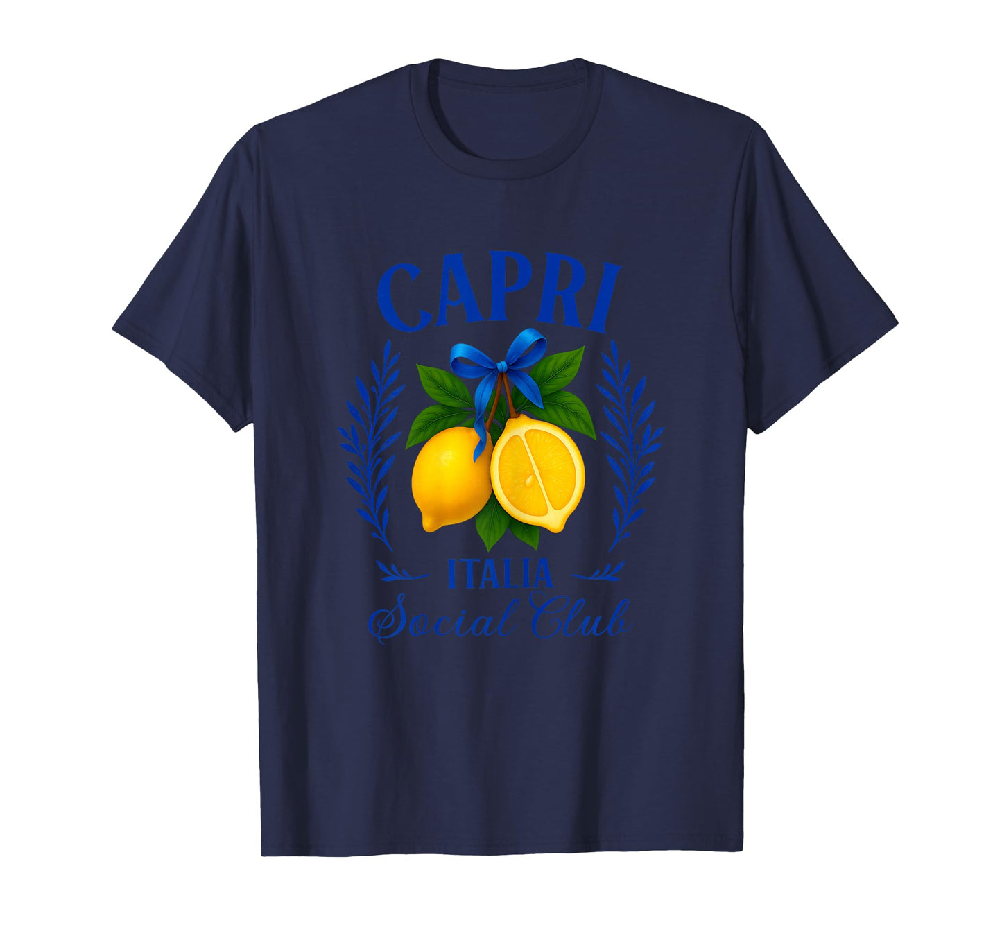 Capri Italia Lemons Travel Campania Tyrrhenian Sea Italy T-Shirt