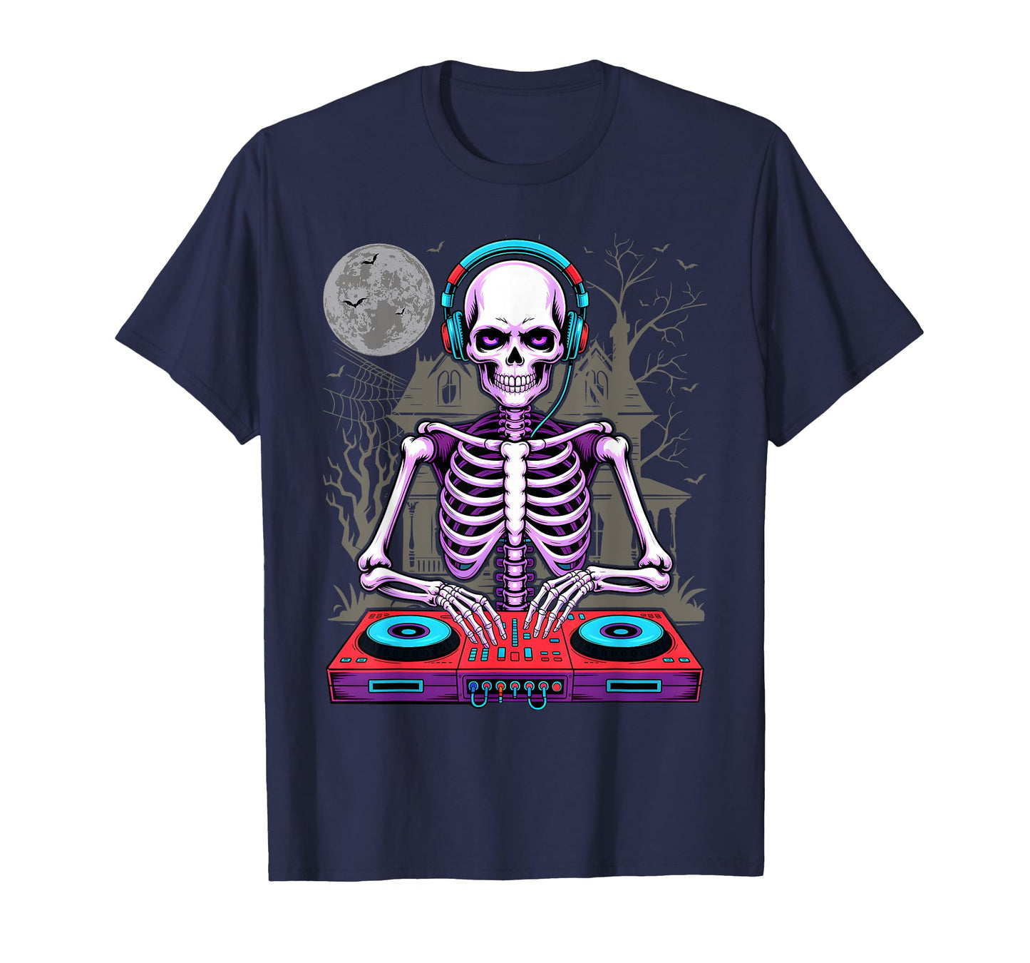 Skeleton Gamer Halloween Costume Skull Gaming Video-Game T-Shirt