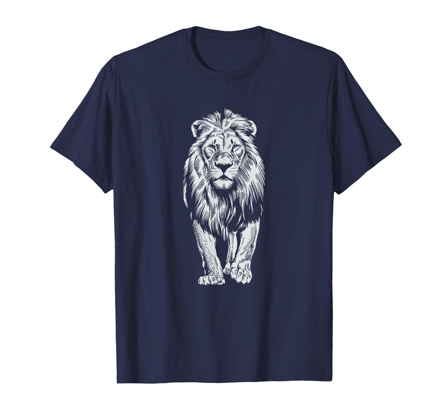 White Paint Art Lion Lions T-Shirt