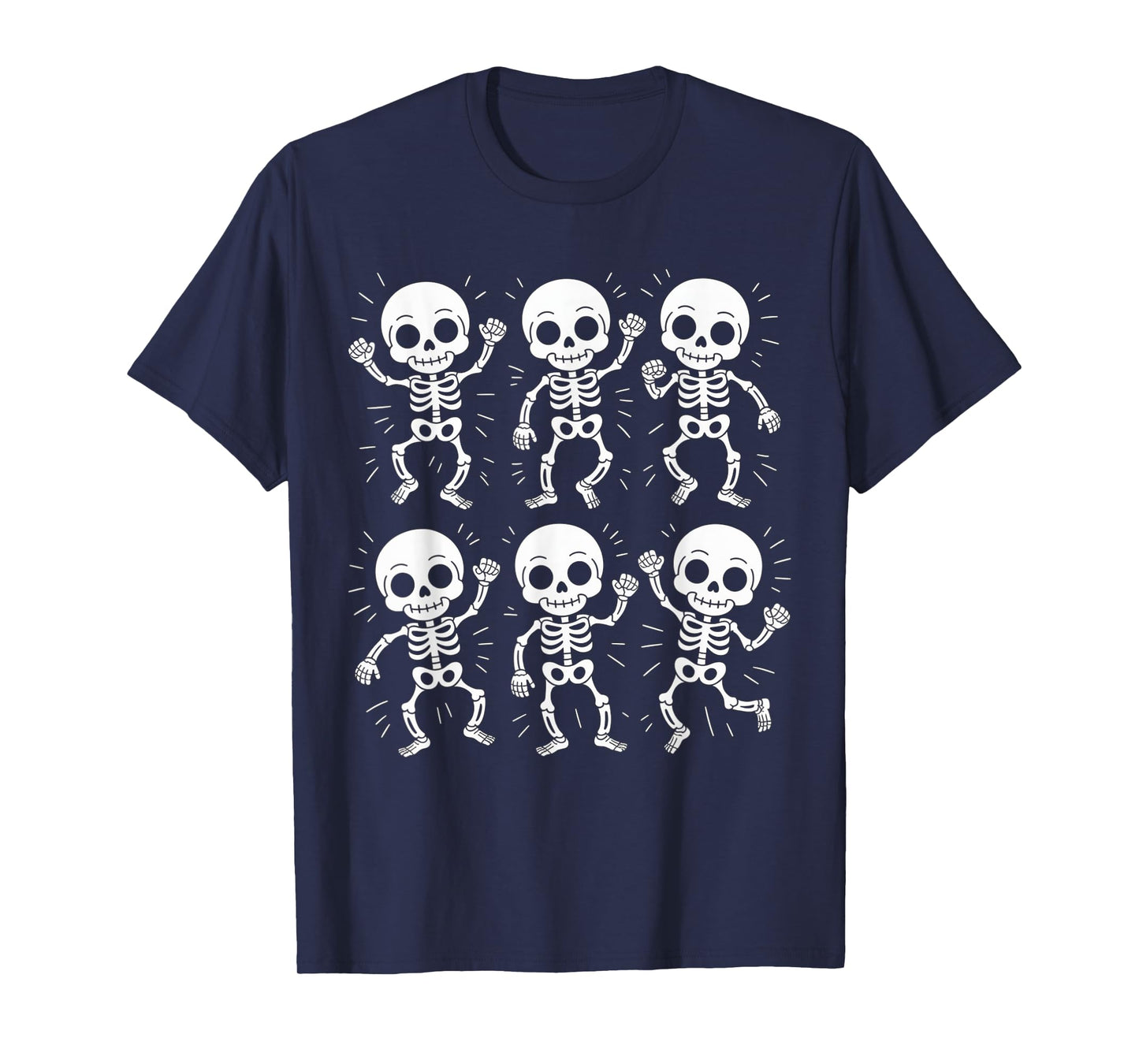 Dancing Skeletons Dance Challenge Boys Girl Kids Halloween T-Shirt