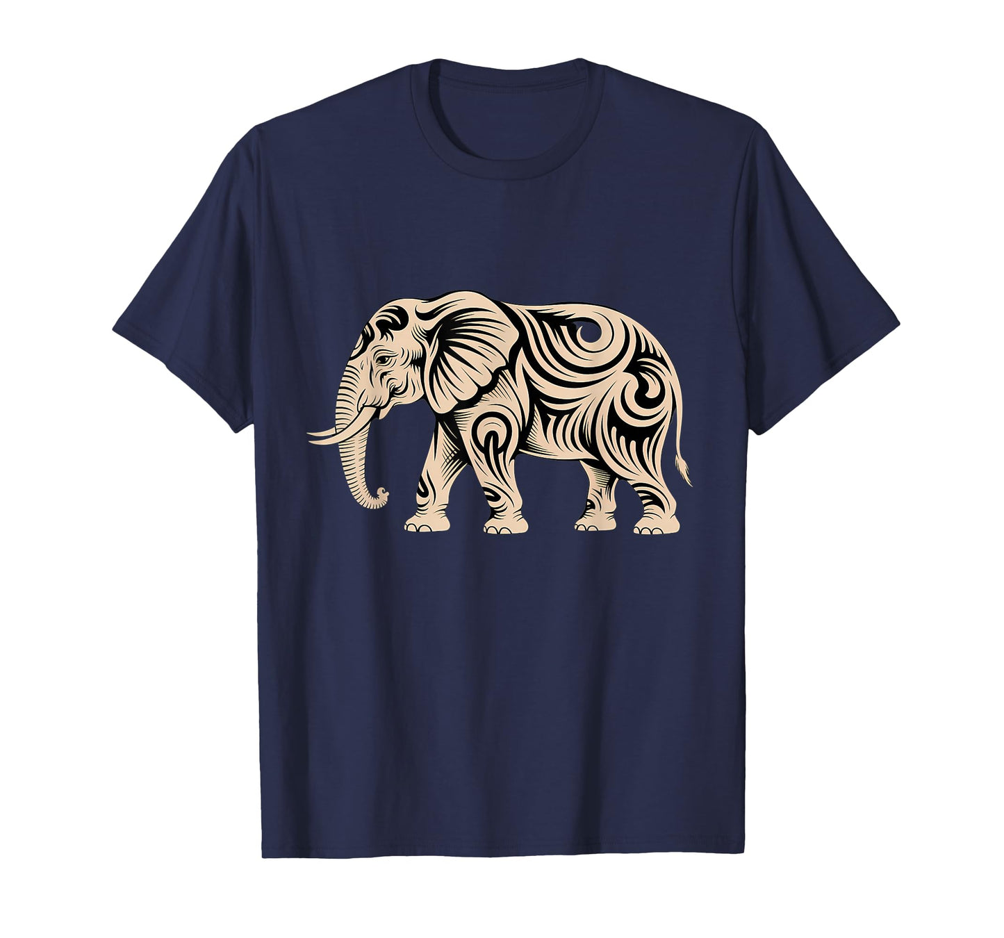 Elephant Tribal Art Safari Elephant Animal Lover T-Shirt