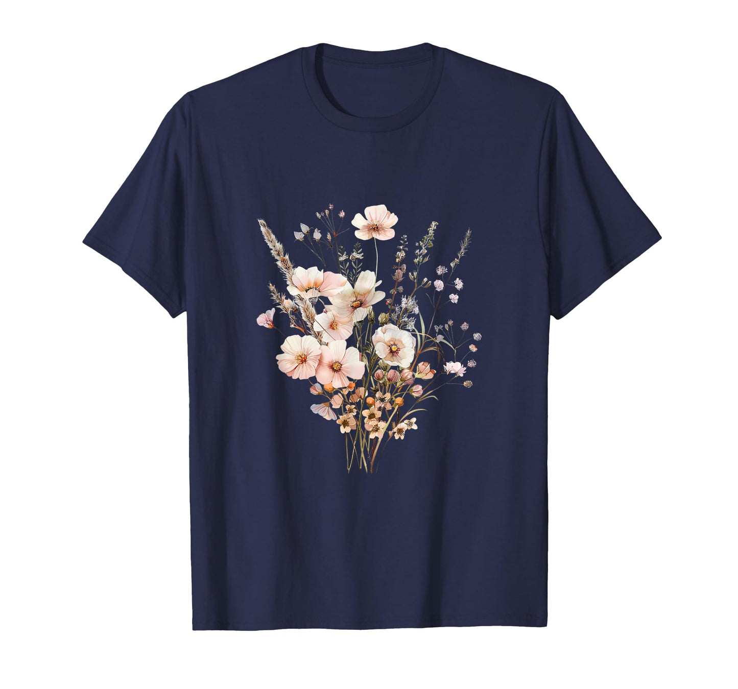 Summer Flower Botanical Nature Lover Floral Art Wildflower T-Shirt