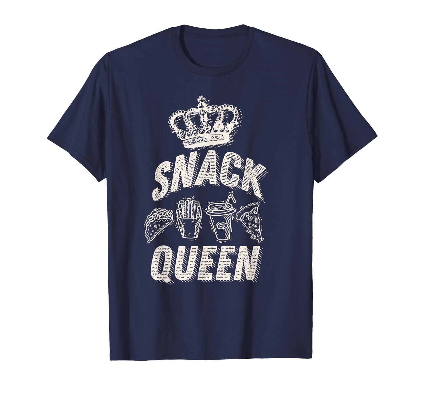 Snack Queen Shirt | Cool I Love Midnight Snack Boy Girl Gift T-Shirt