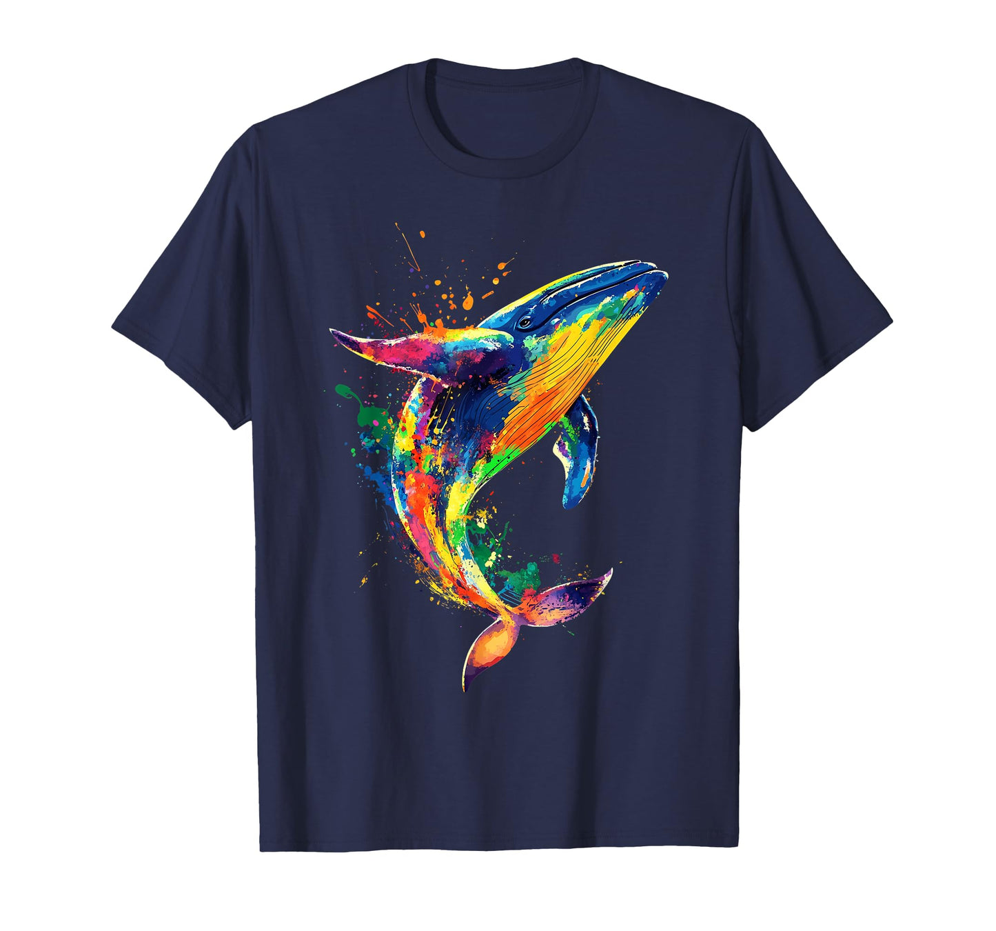 Colorful Whale T-Shirt