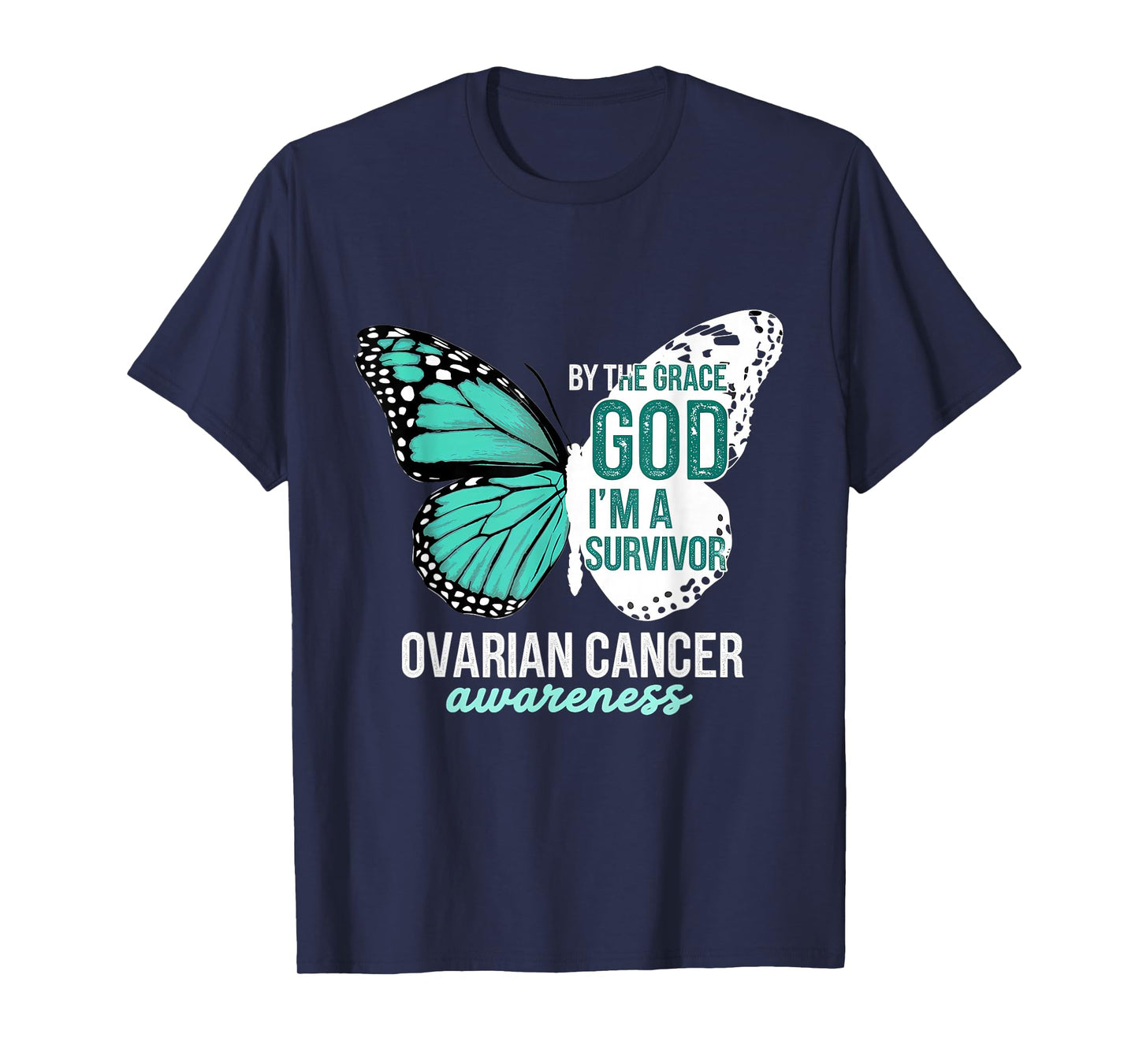 I'm A Survivor Teal Ribbon Ovarian Cancer Awareness Month T-Shirt