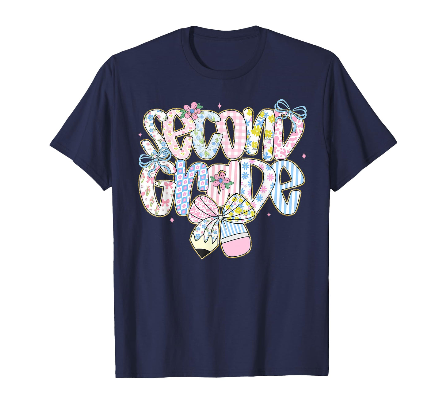 Second Grade Coquette Bow First Day Of School Back To School T-Shirt