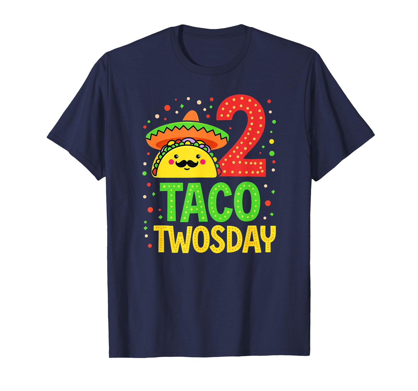 Cinco De Mayo Taco Twosday 2nd Birthday Party T-Shirt