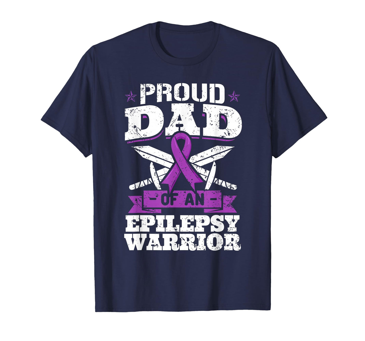 Proud Dad Of An Epilepsy Warrior Epilepsy T-Shirt