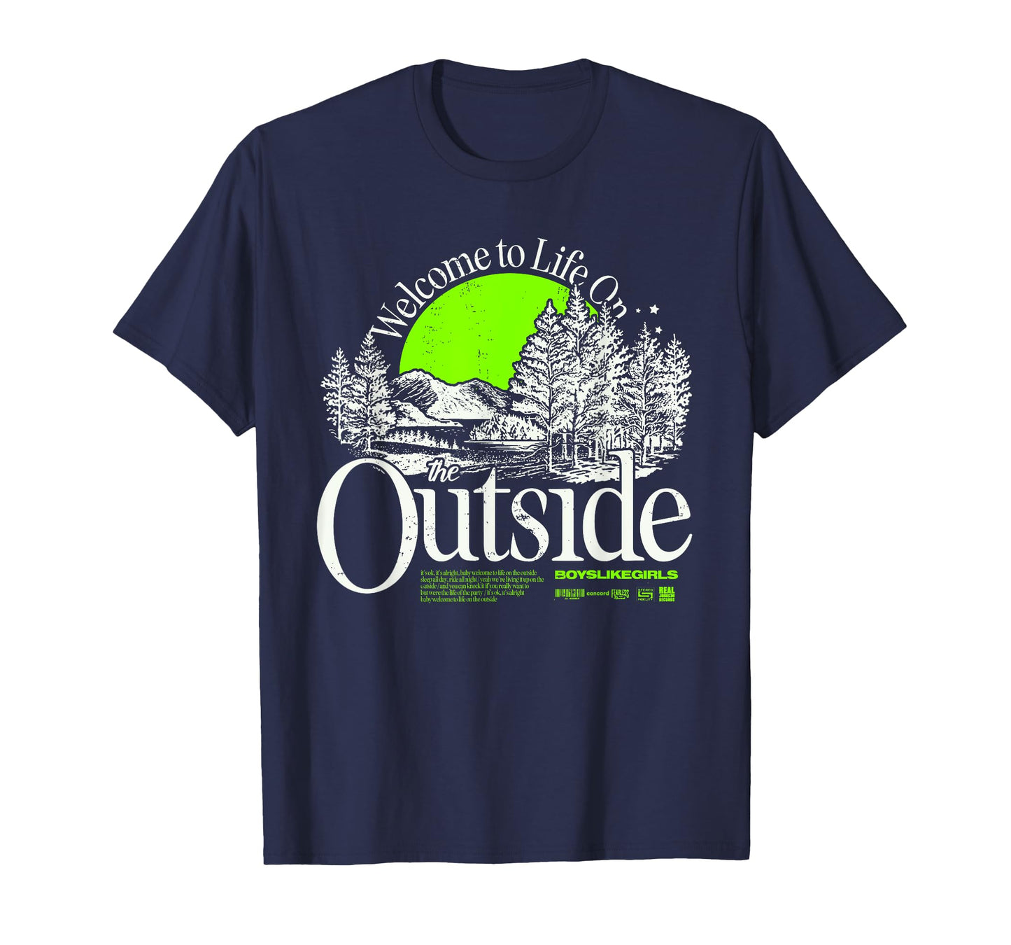 BOYS LIKE GIRLS - THE OUTSIDE T-Shirt