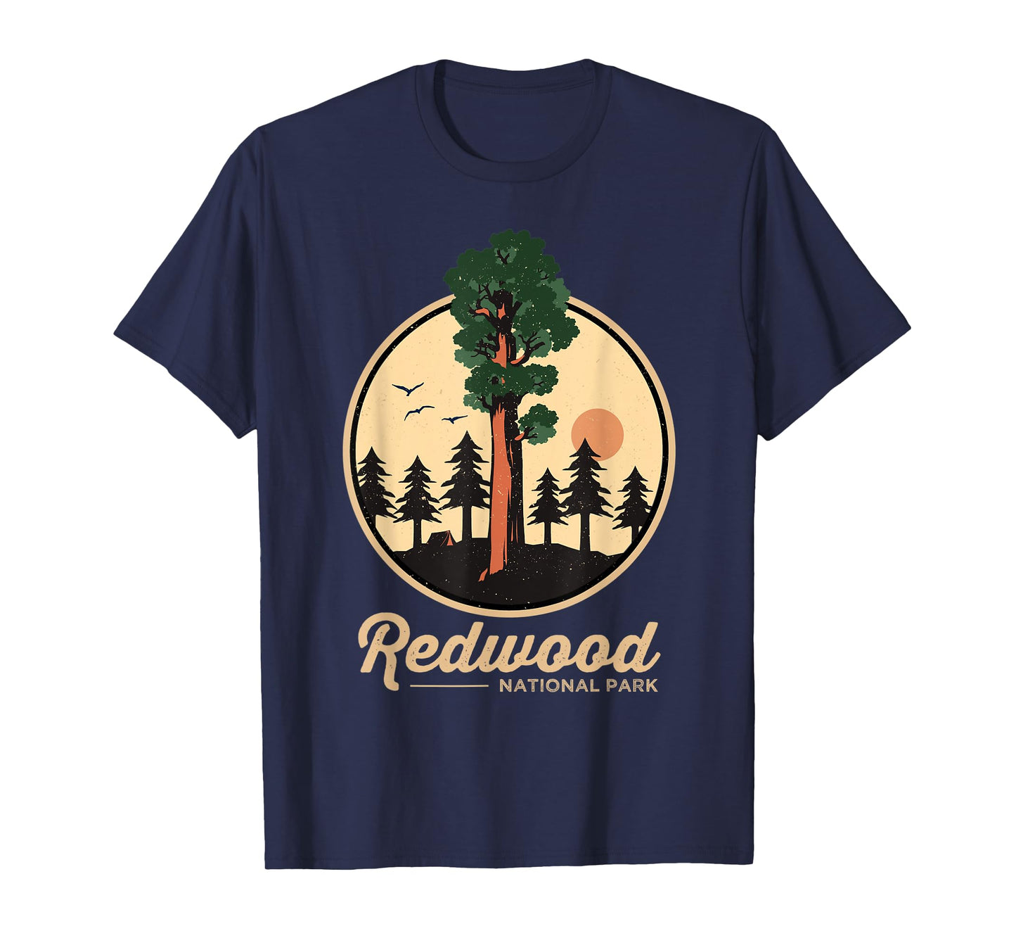 Redwood National Park Shirt California Vintage Redwood Tree T-Shirt