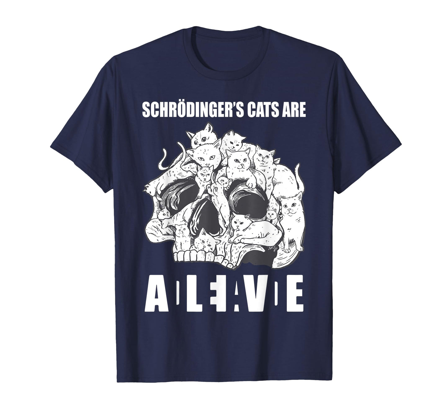 Schrödingers Cats Dead & Alive Science T-Shirt