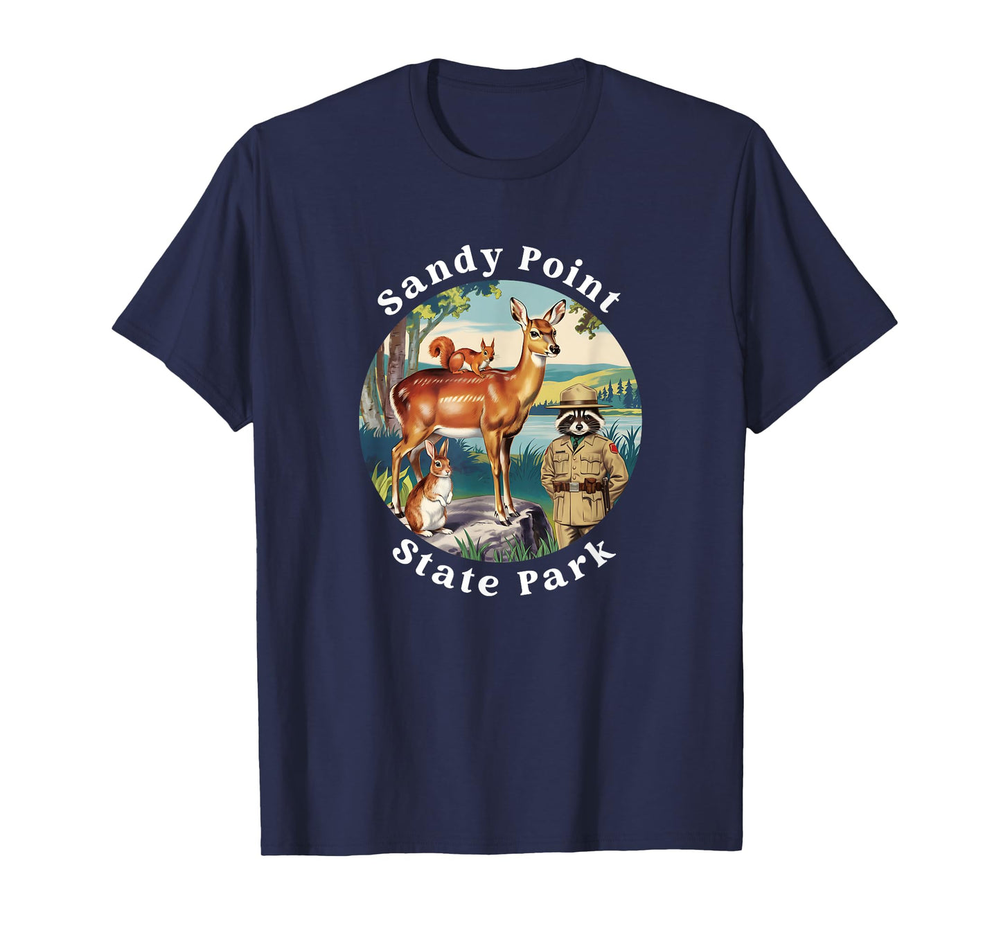 Sandy Point State Park Maryland Outdoors Vacation Souvenir T-Shirt
