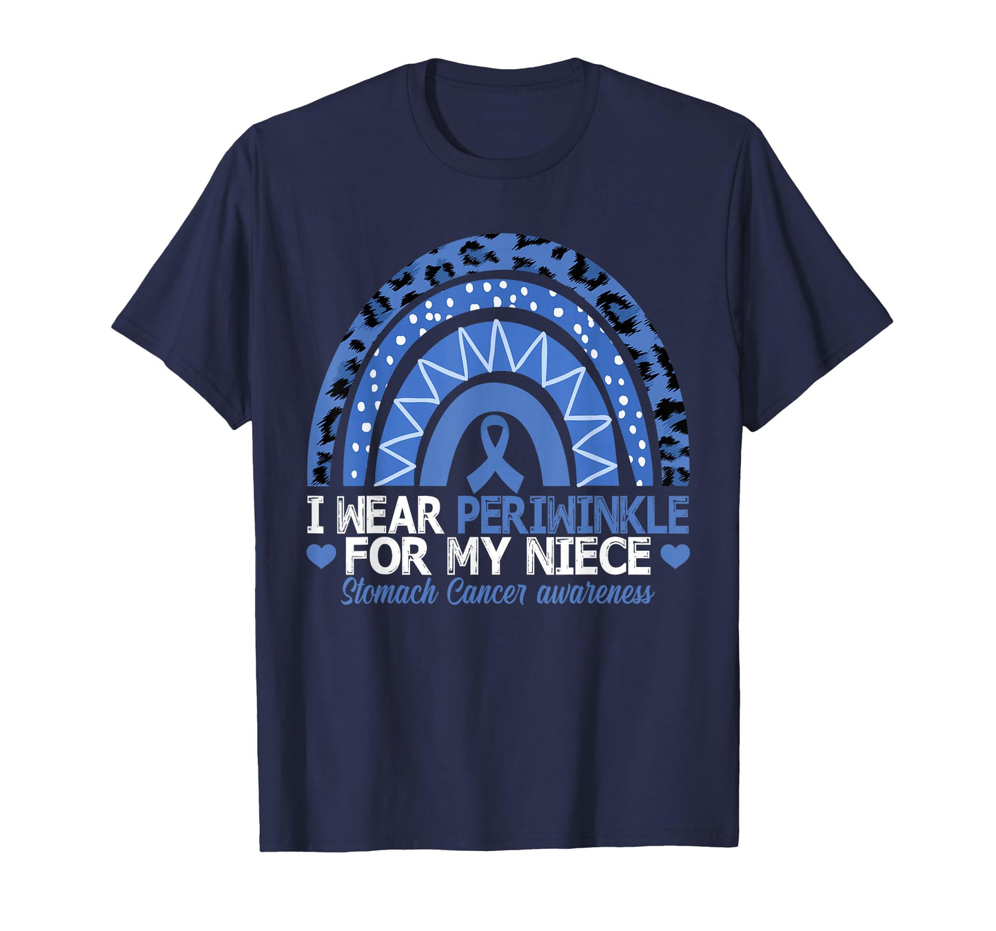I Wear Periwinkle For My Niece Stomach Cancer Awareness T-Shirt