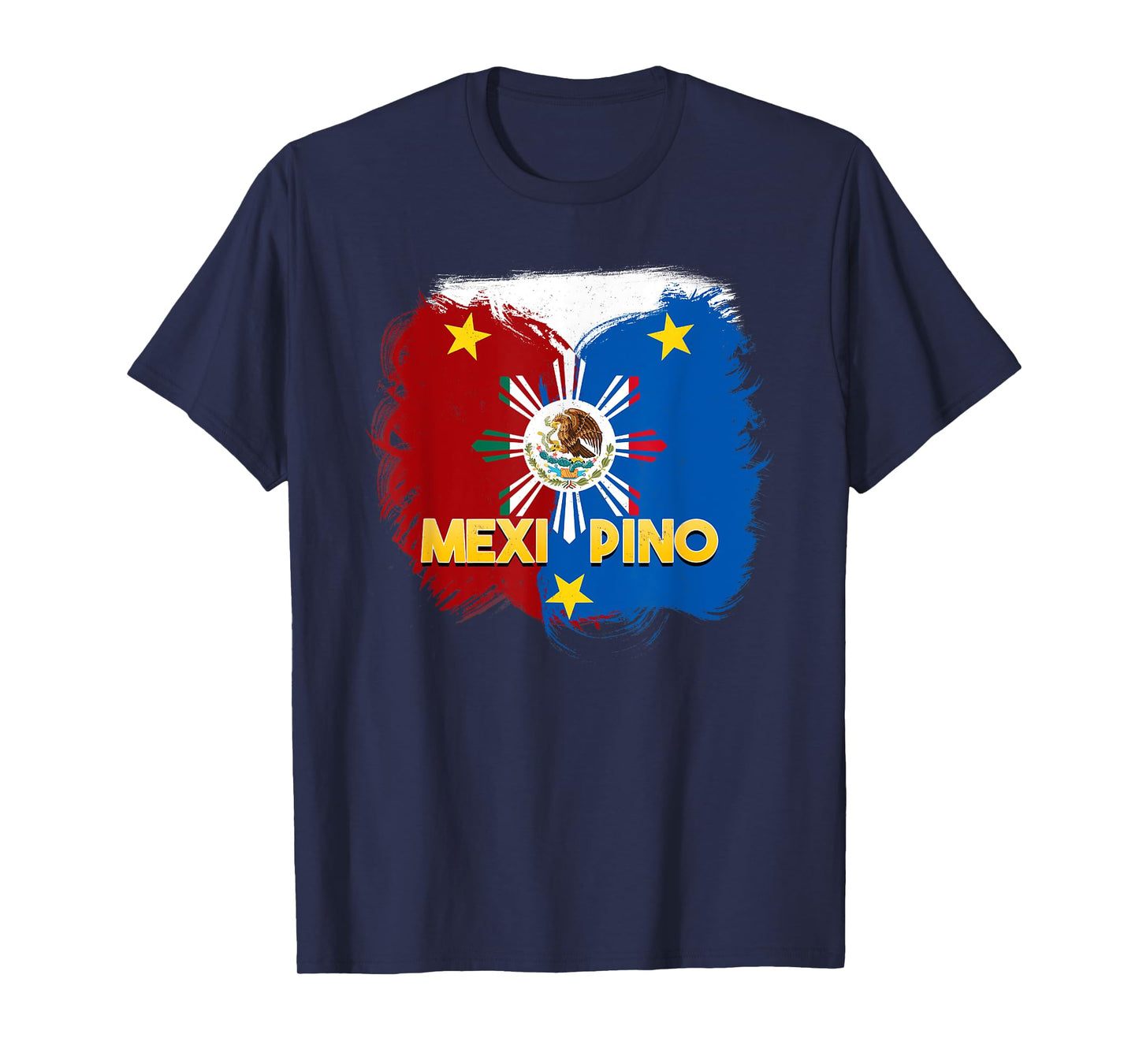 Philippines Mexico Filipino Mexican Mexipino Flag Day T-Shirt