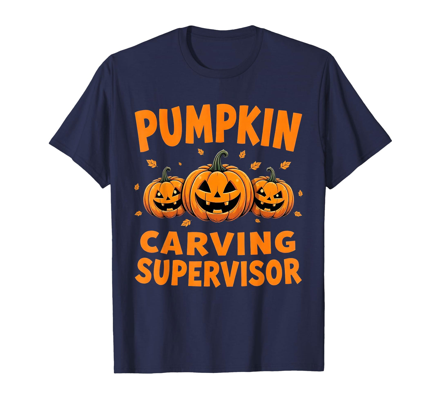 Pumpkin Carving Supervisor Matching Halloween T-Shirt