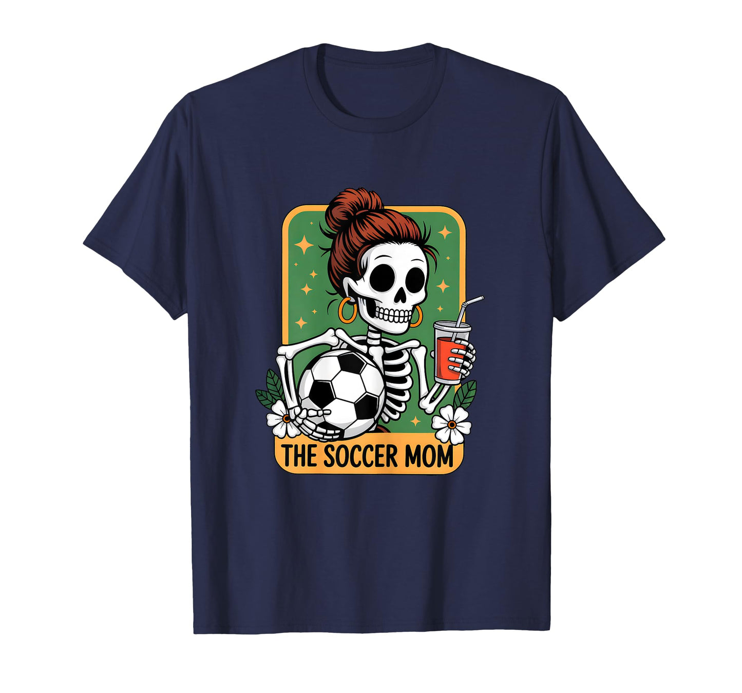 The Soccer Mom Tarot Card Skeleton Game Day Proud Moms T-Shirt