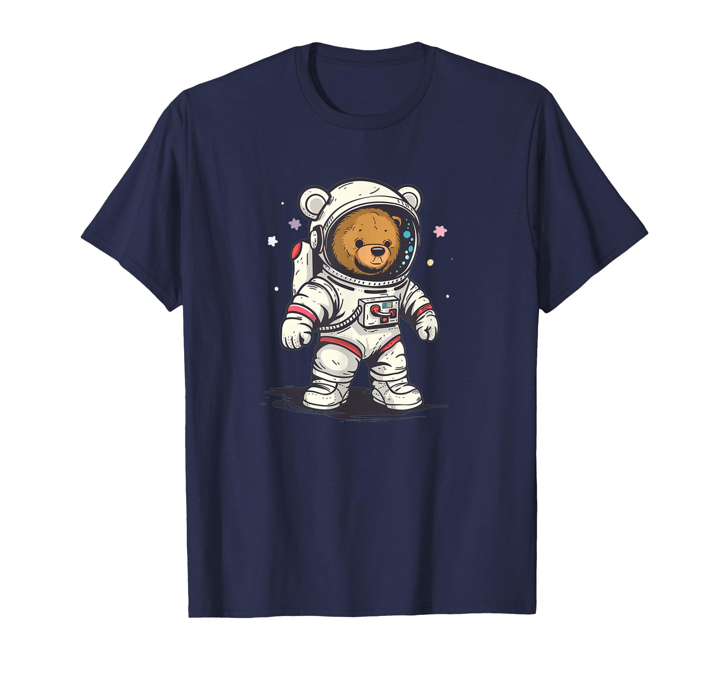 Funny Space Teddy Costume for Bear and Astronaut Lovers T-Shirt