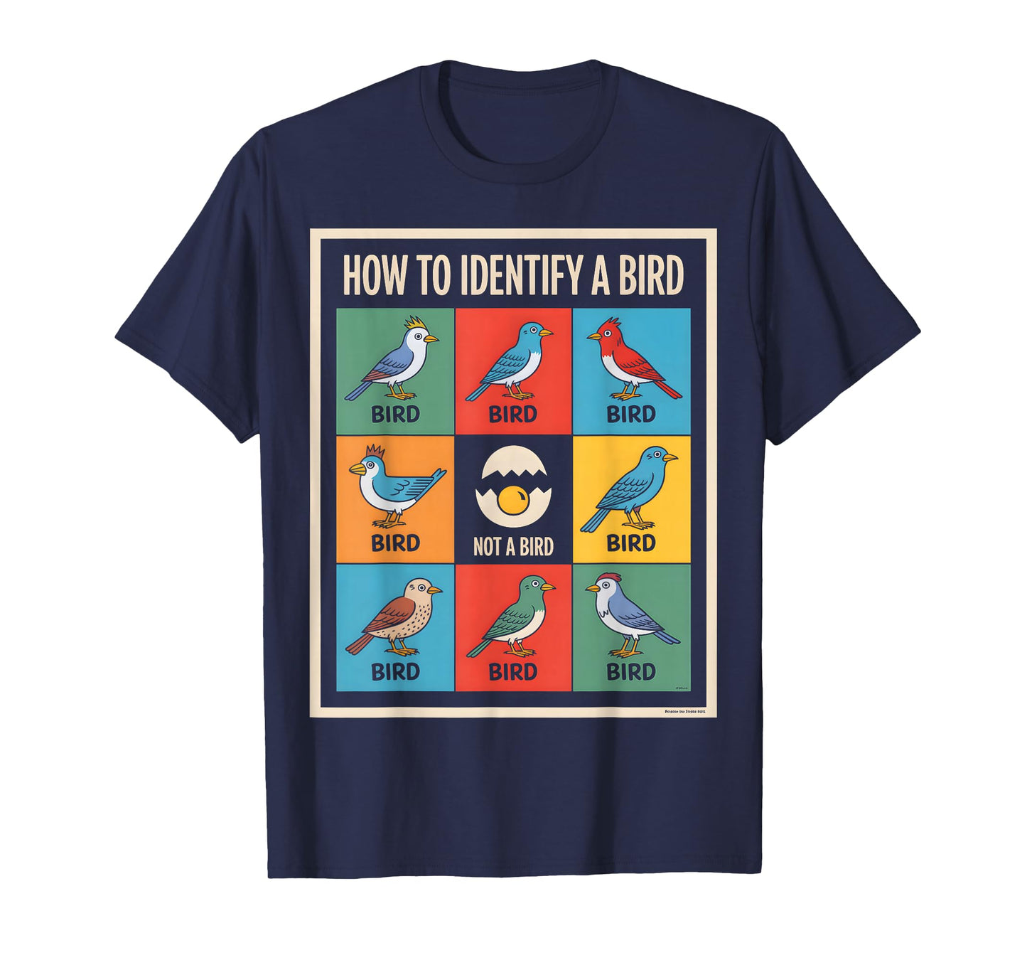 How to Identify Birds Funny Birdwatcher T-Shirt