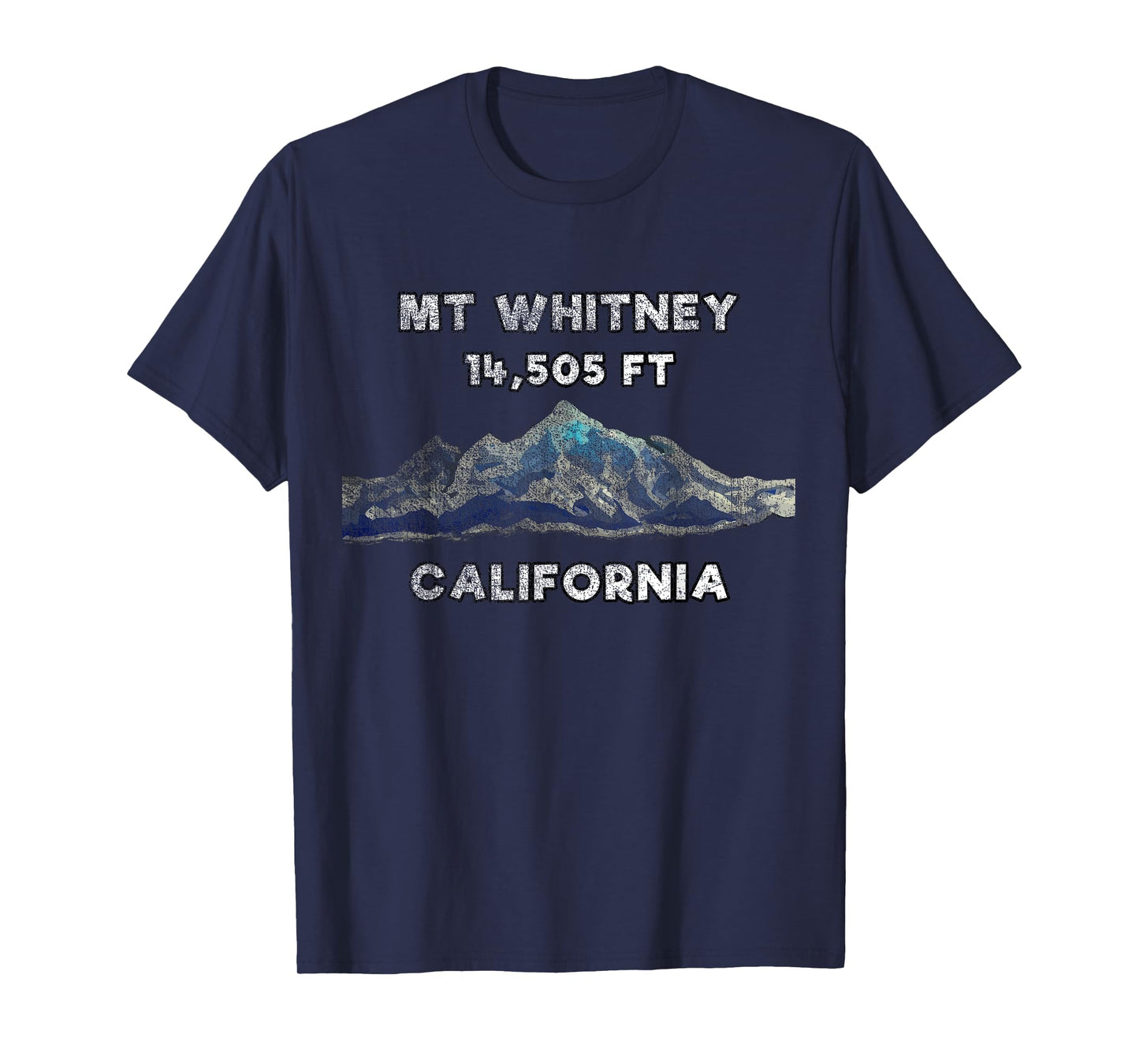 Mount Whitney Shirt with Mountain Scene - Mt Whitney Shirt T-Shirt