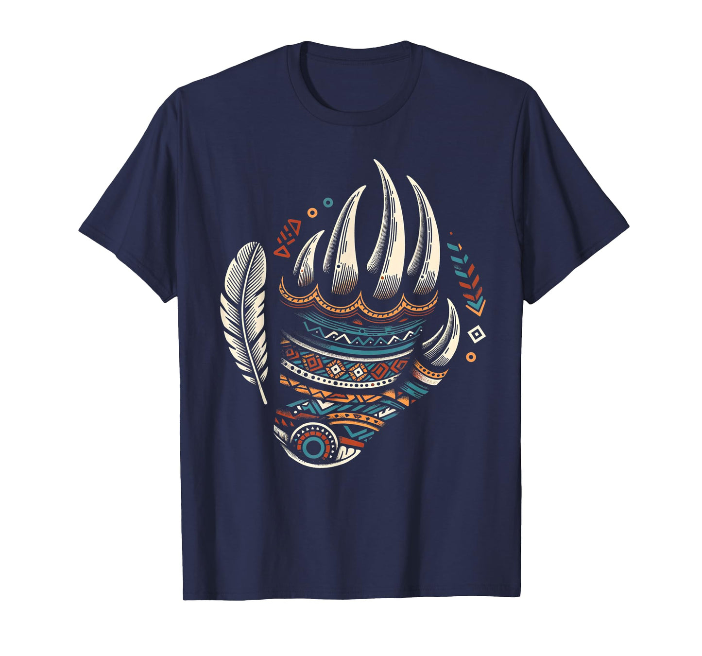 Native Heritage Month Proud Native American Bear Claws T-Shirt