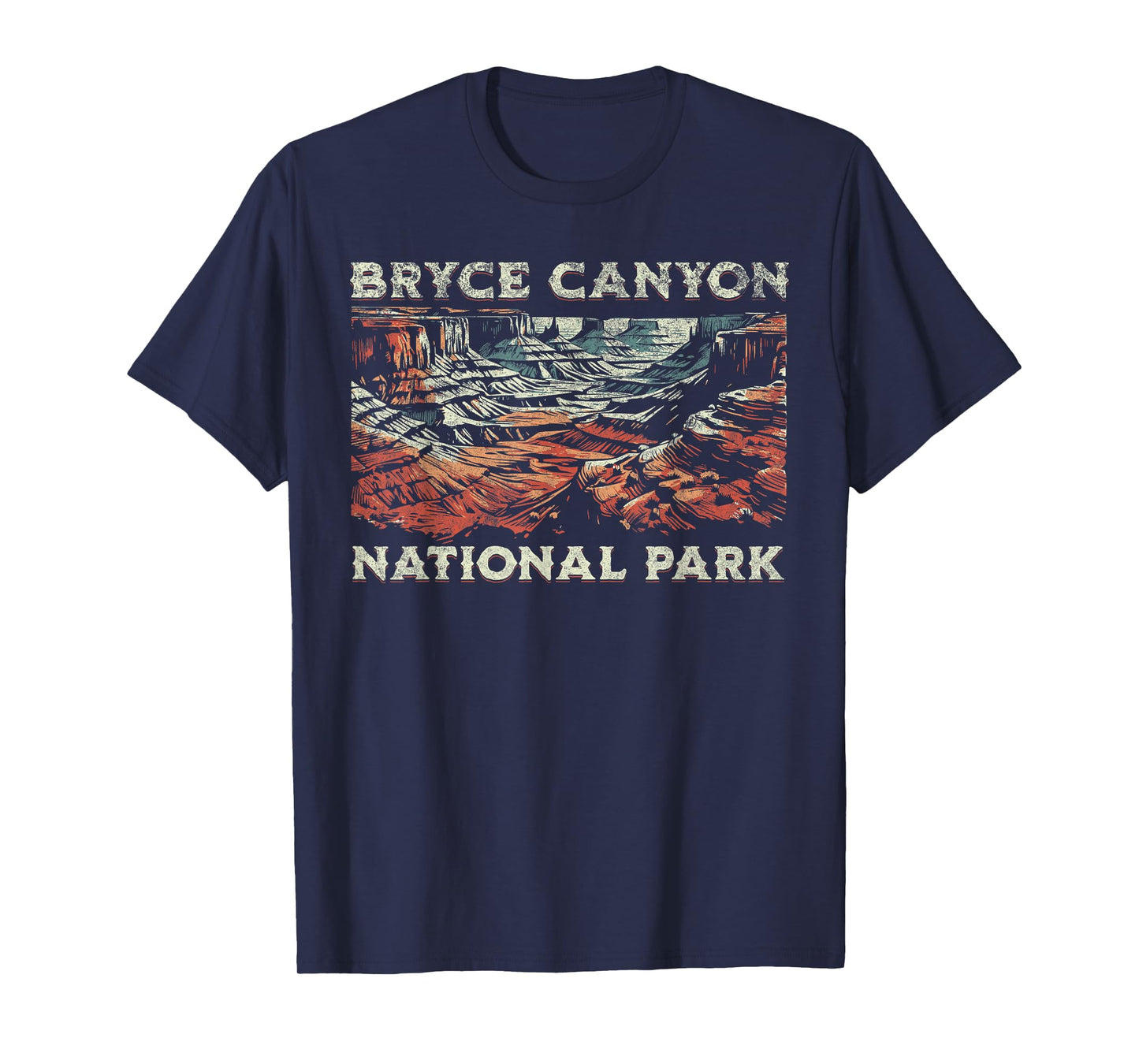 Bryce Canyon National Park T-Shirt, Small, Grey