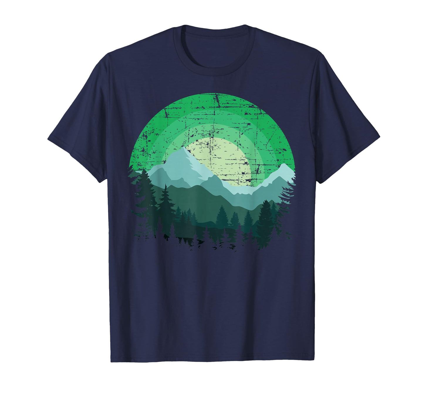 Timeless Mountain, Nature Trees and Forest T-Shirt