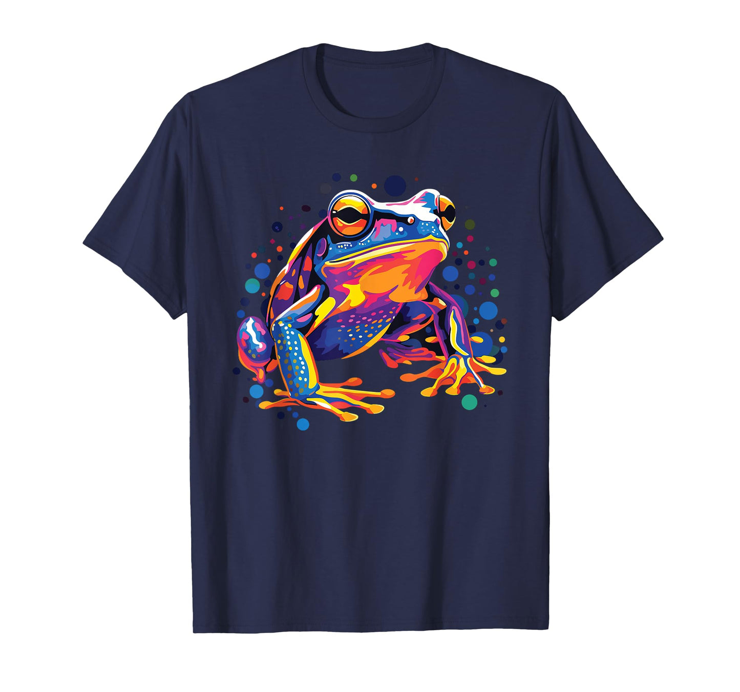 Watercolor Colorful Frog T-Shirt