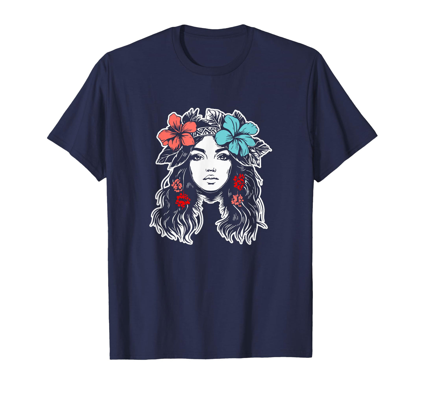 Hula Hibiscus Queen Hawaii T-Shirt