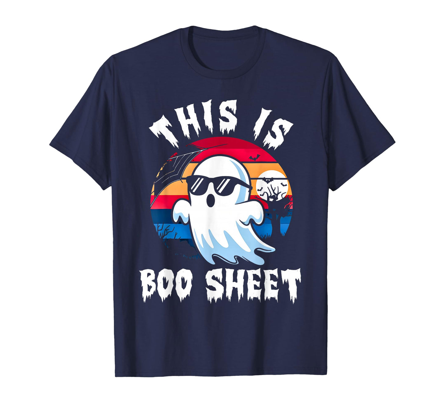 This is Boo Sheet Boo Ghost Halloween Men Women Kids T-Shirt