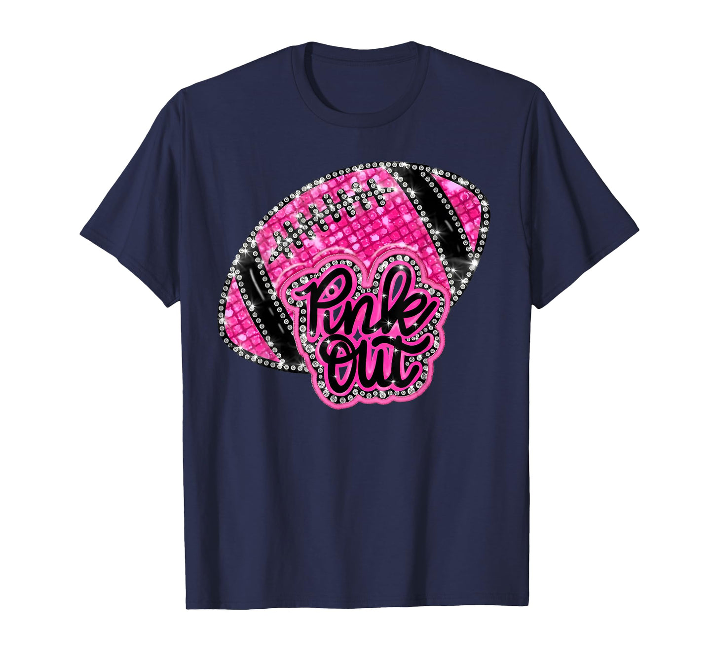 Tackle Pink Out American Football Breast Cancer Awareness T-Shirt