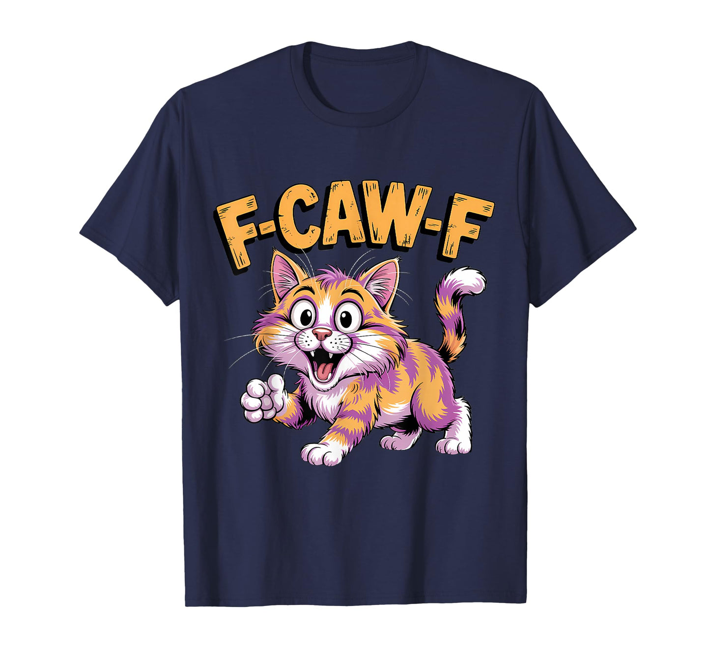 F-Caw-F Cat Gothic Meme_Humor T-Shirt