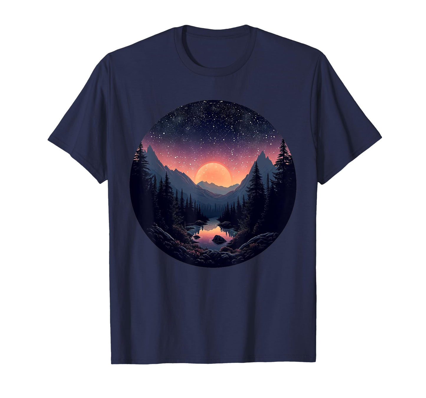 Nature's Canvas Undisturbed Mountain Trails for Men and T-Shirt