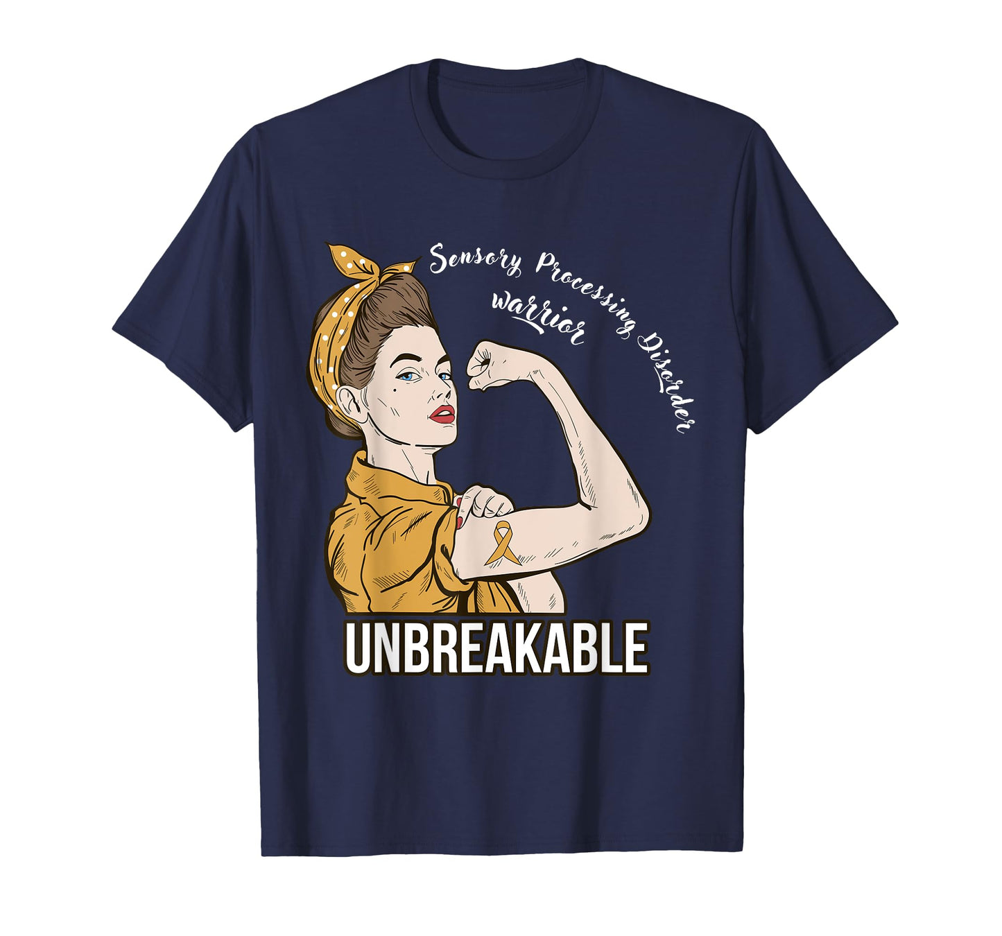 Sensory Processing Disorder Awareness Warrior SPD Support T-Shirt